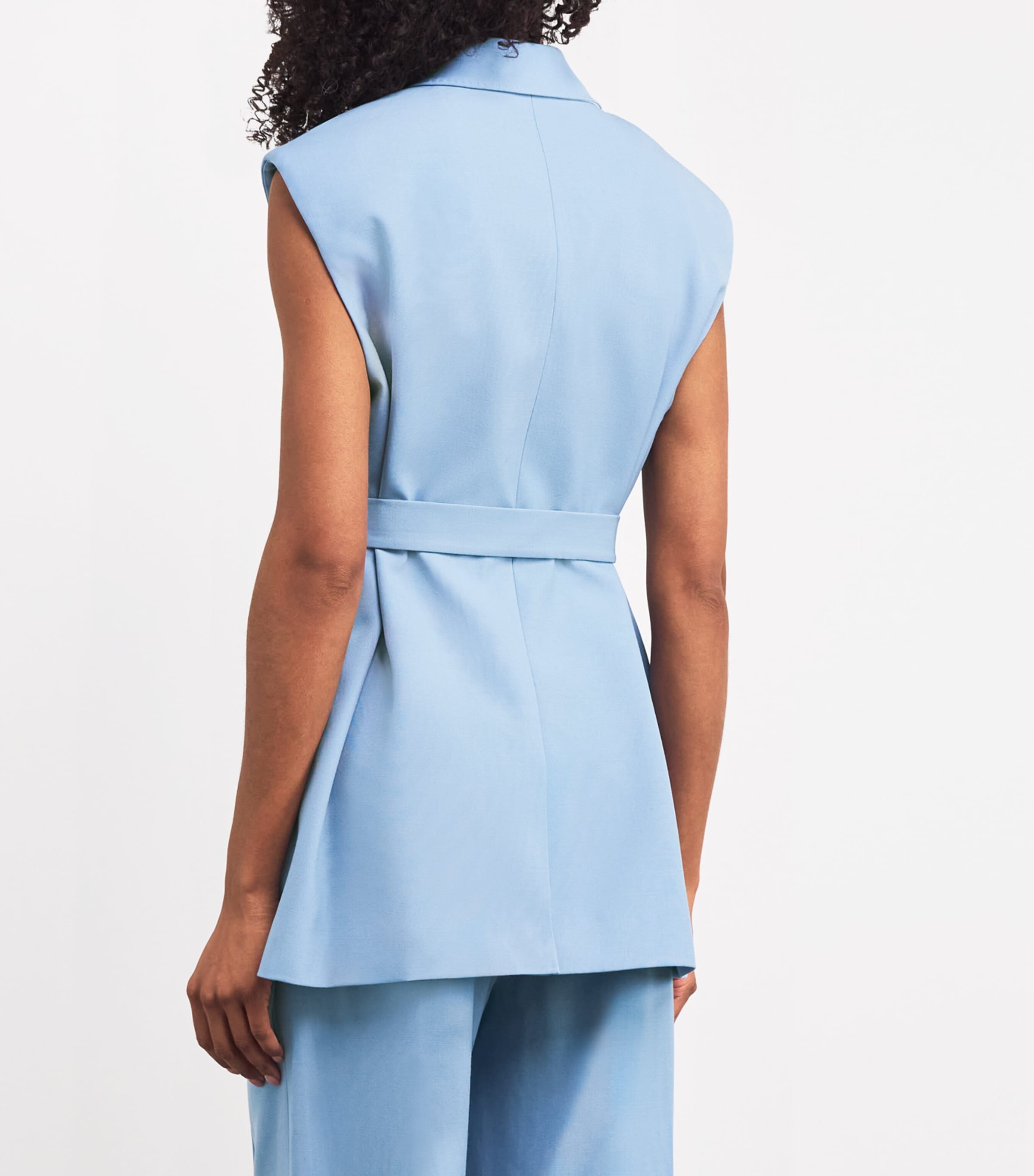 Wool Atlantis Blazer Vest M60 CORNFLOWER BLUE Image 4