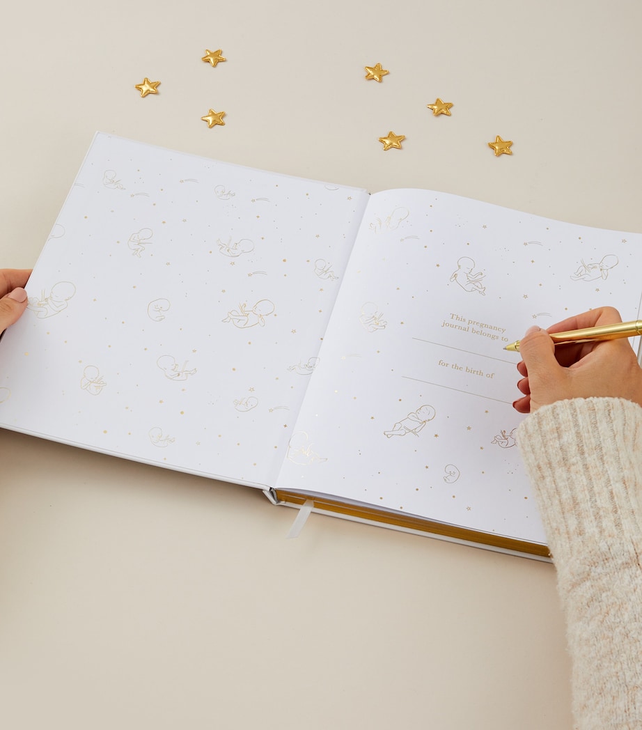 Safari My Pregnancy Journal IVORY/BEIGE, GOLD Image 4
