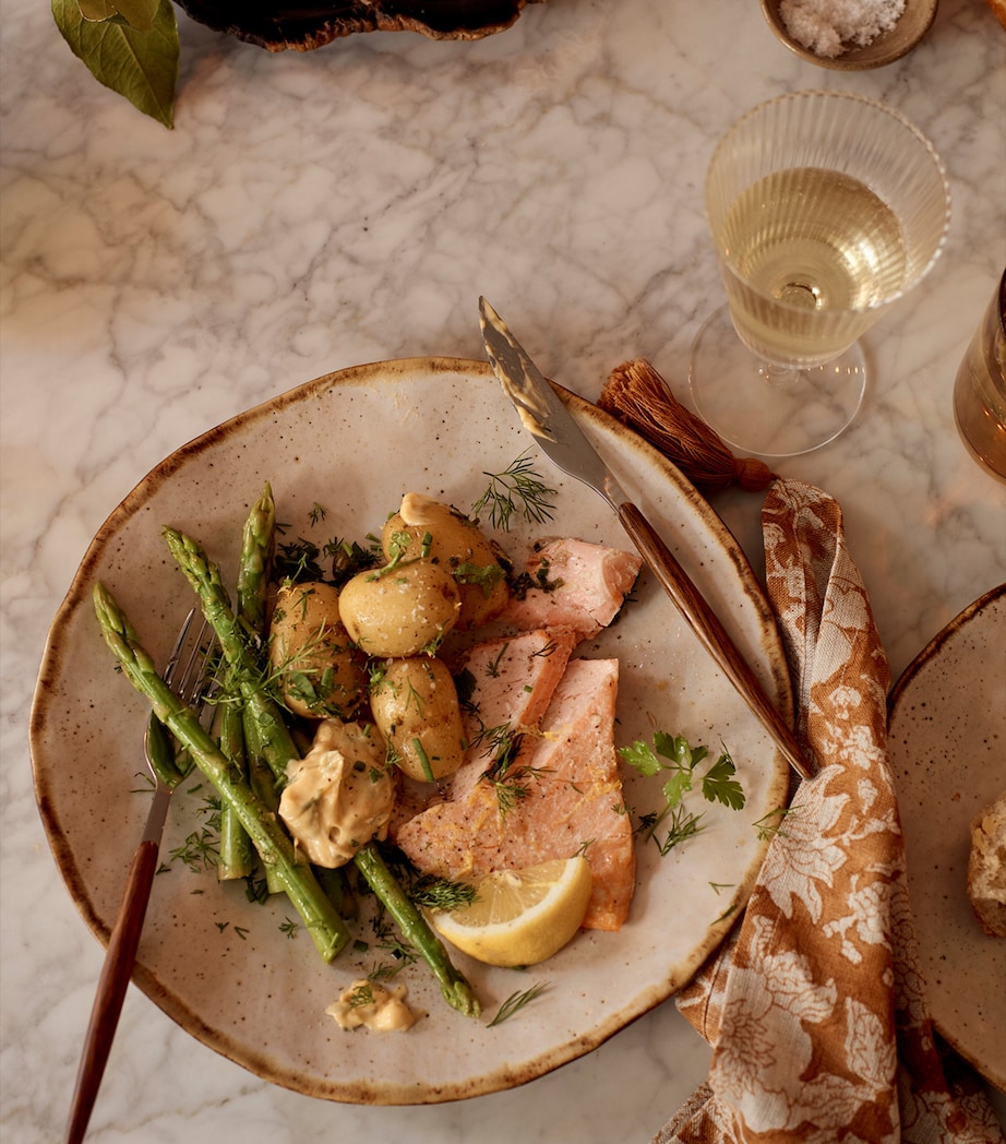 Set of 4 Emden Dinner Plates (28cm) NEUTRAL Image 4