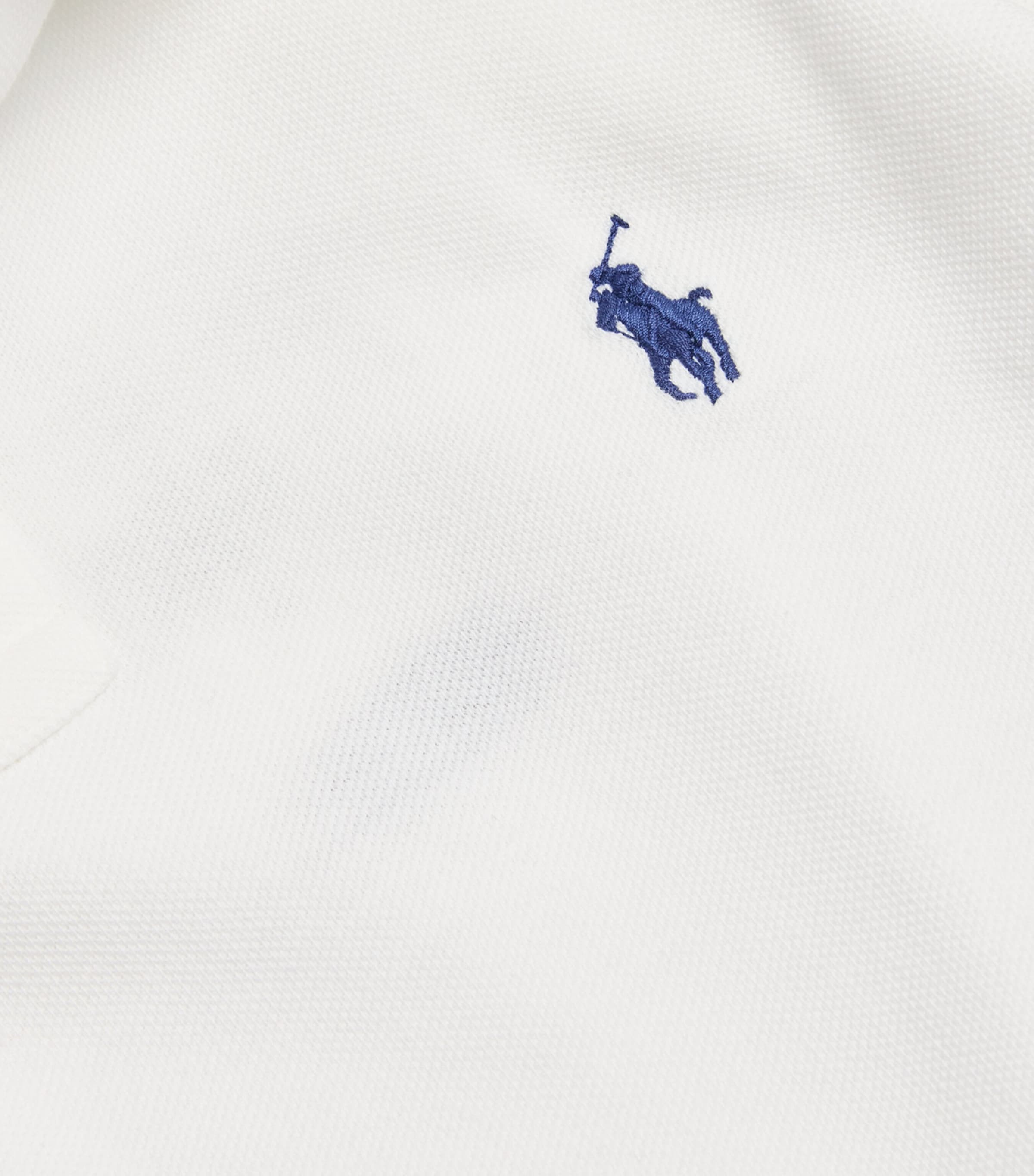 Cotton Mesh Custom-Fit Polo Shirt WHITE Image 5