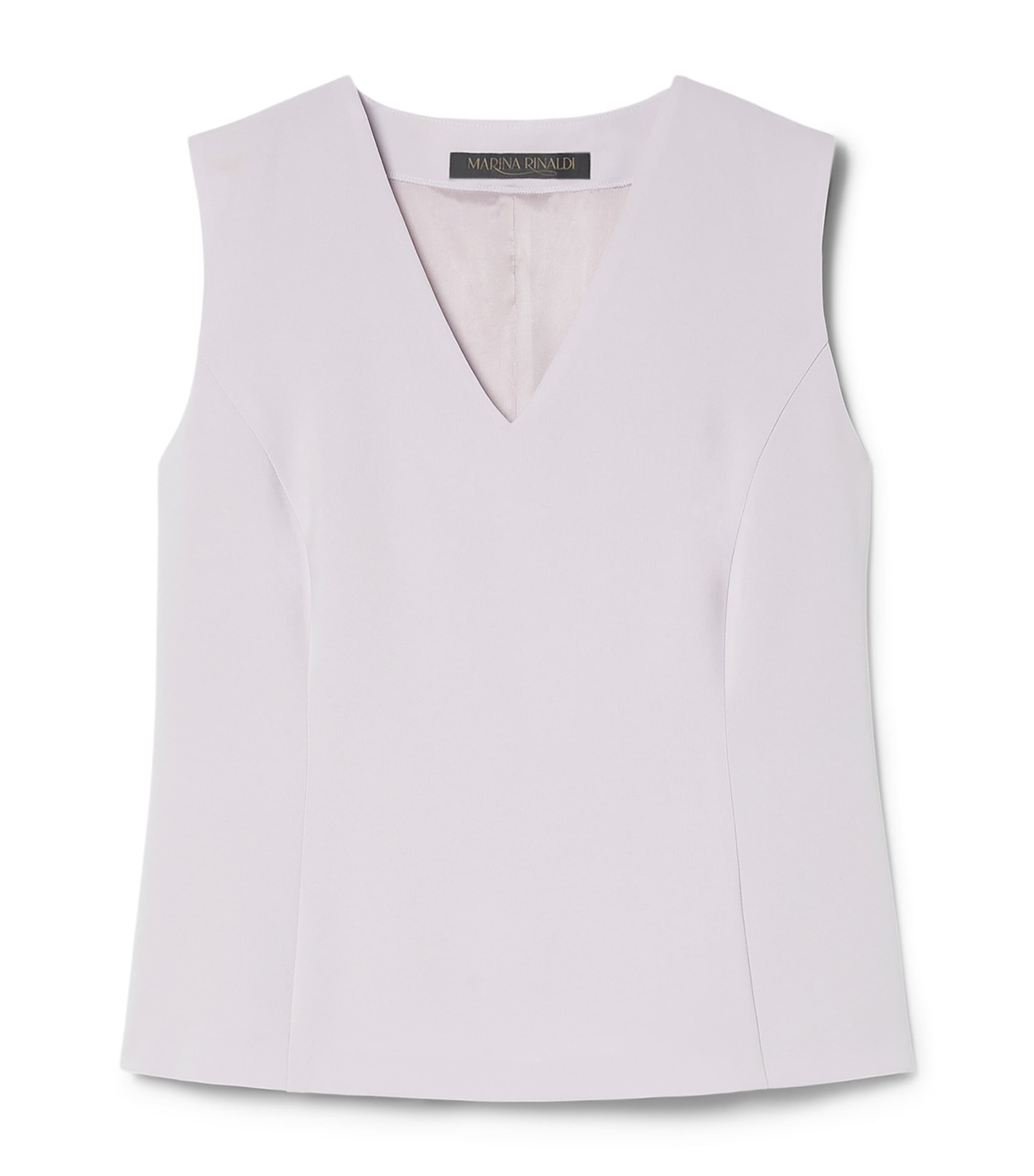 Marina Rinaldi Womens Cady Sleeveless Blouse Lavender Image 1