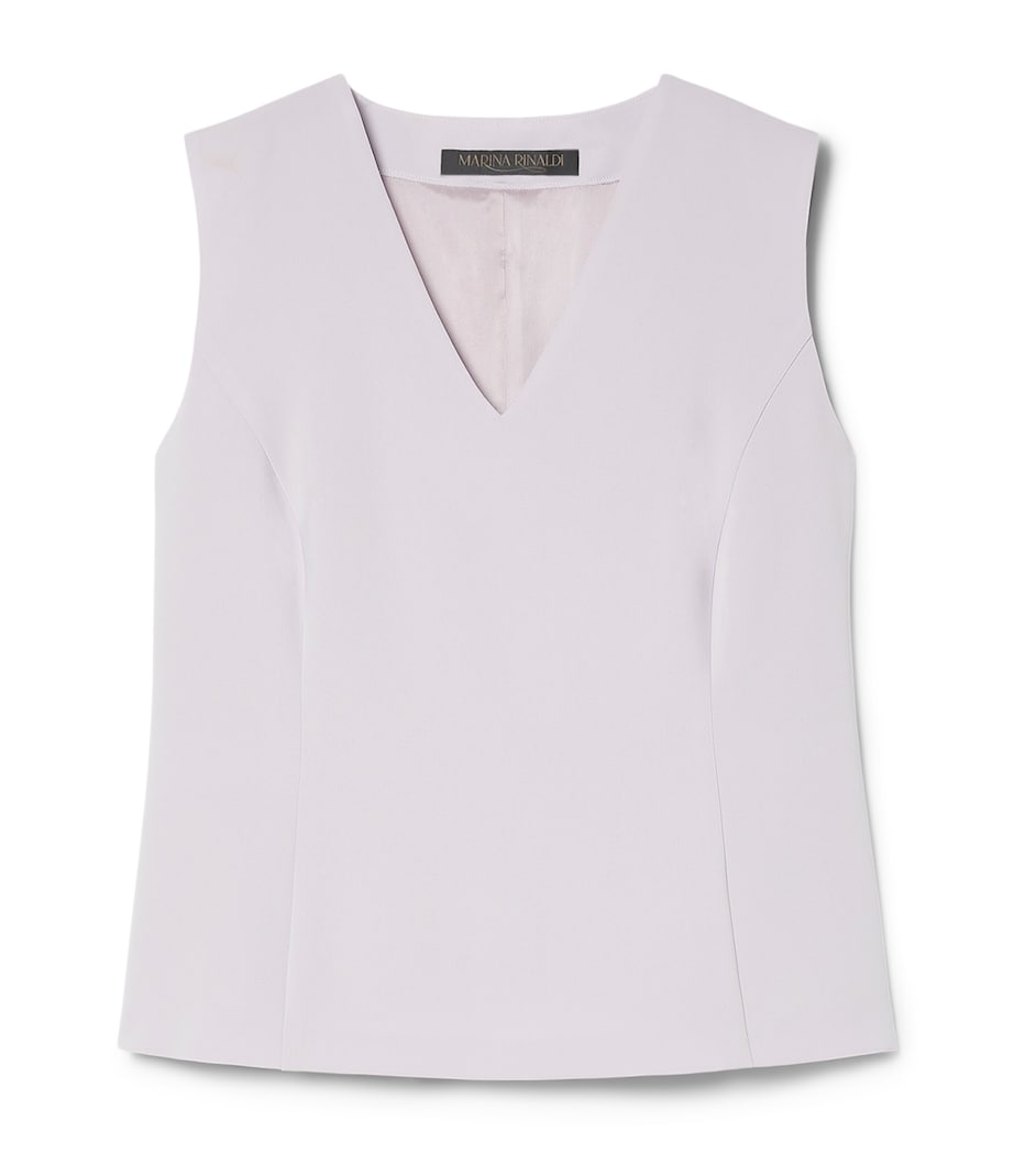 Marina Rinaldi Womens Cady Sleeveless Blouse Lavender Image 1