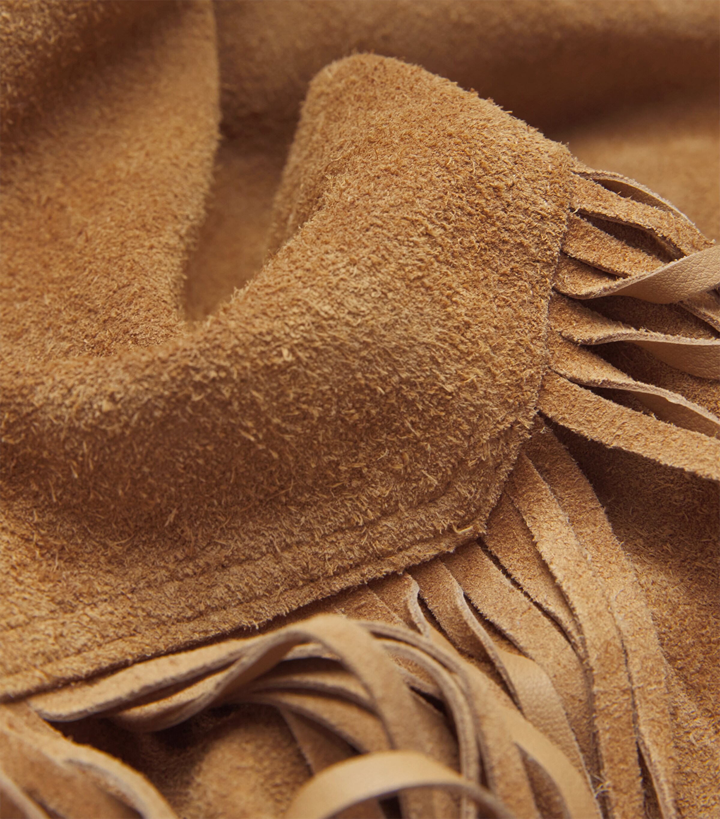 Suede Fringed Jacket MAPLE Image 5