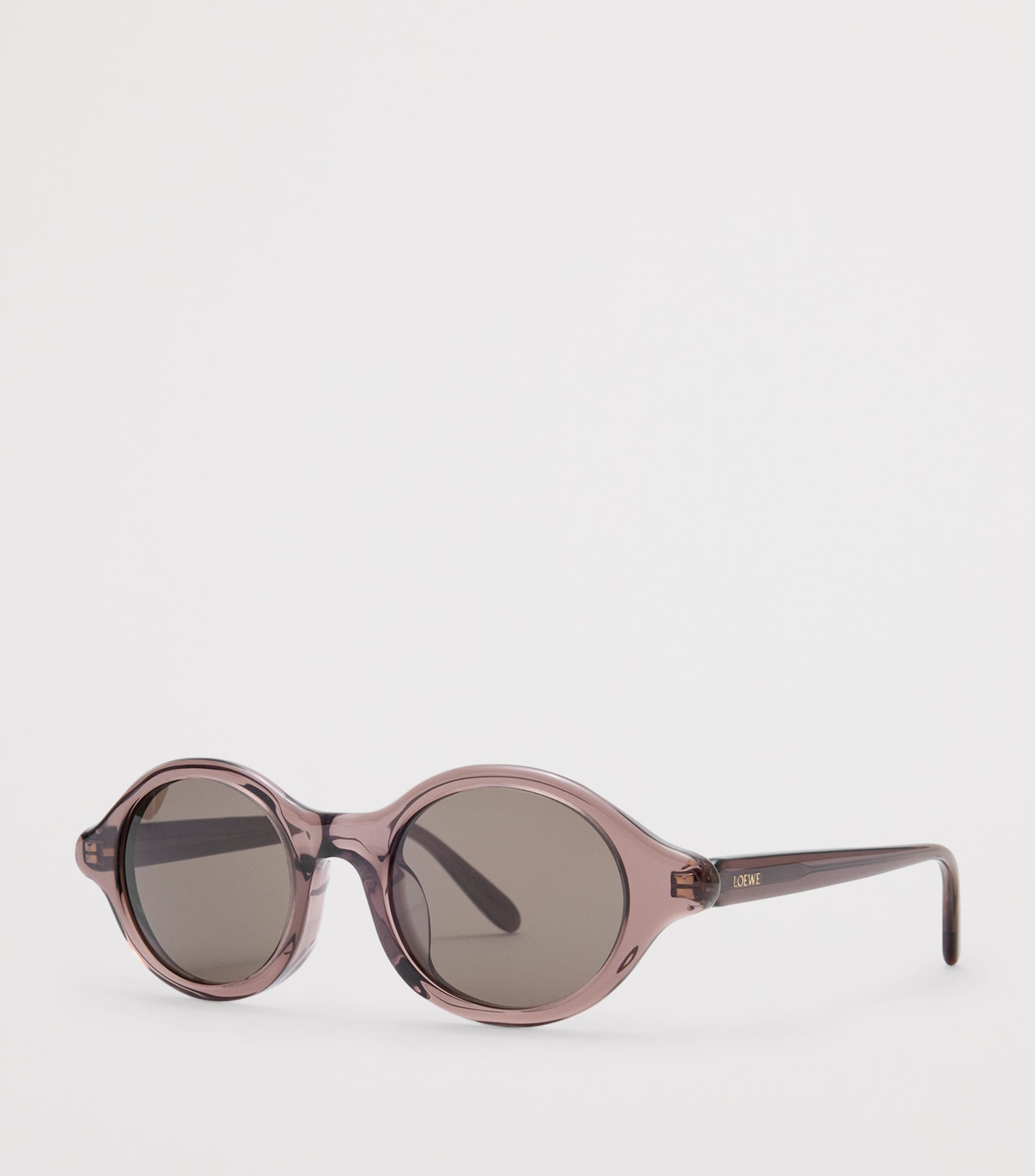 LOEWE Epsilon Slim Sunglasses Transparent Brown Image 2