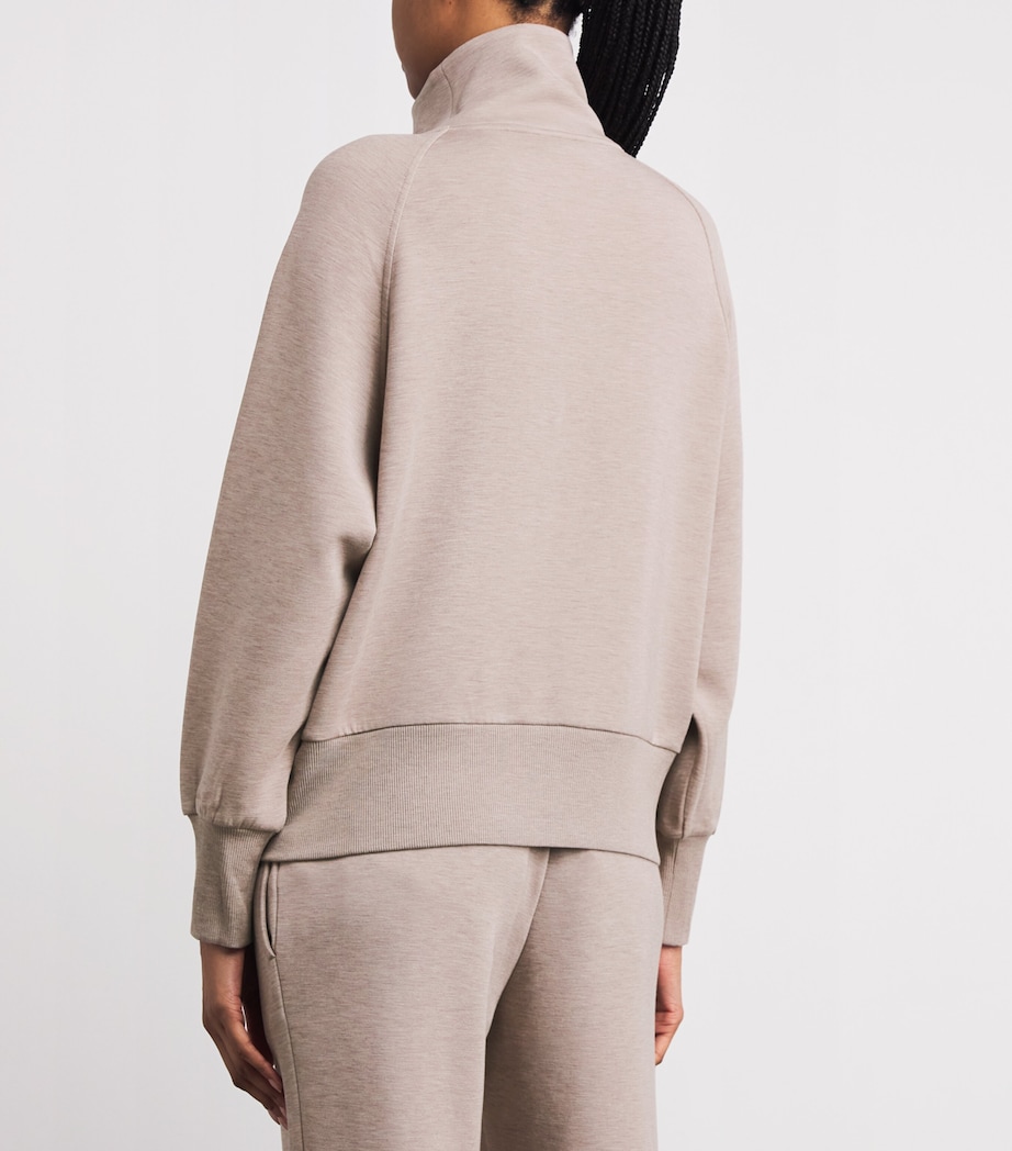 Roxbury Zip-Up Sweatshirt TAUPE Image 4