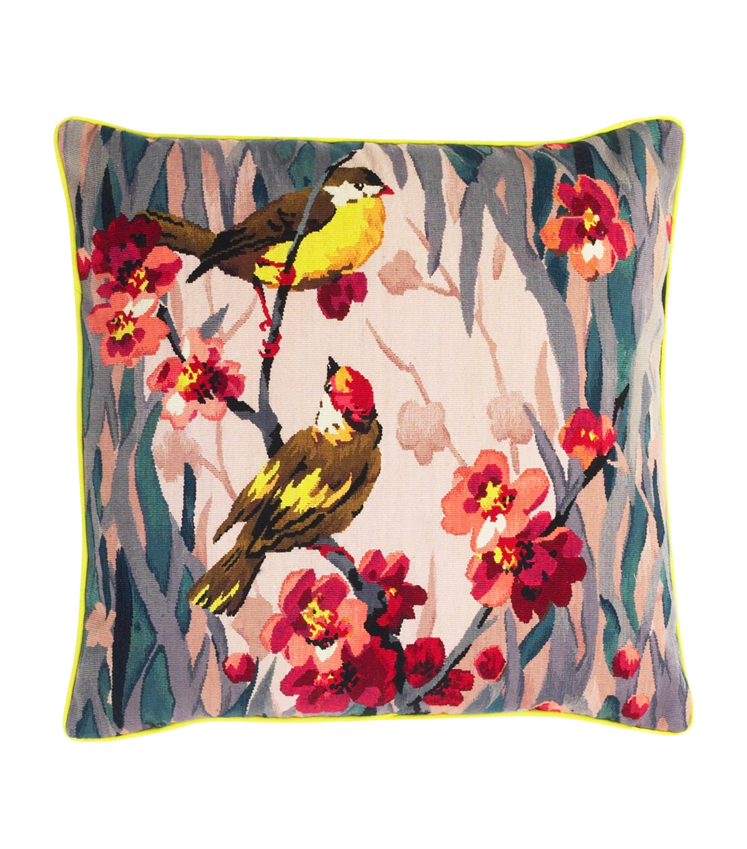 The Rug Company X Paul Smith Birdie Blossom Cushion