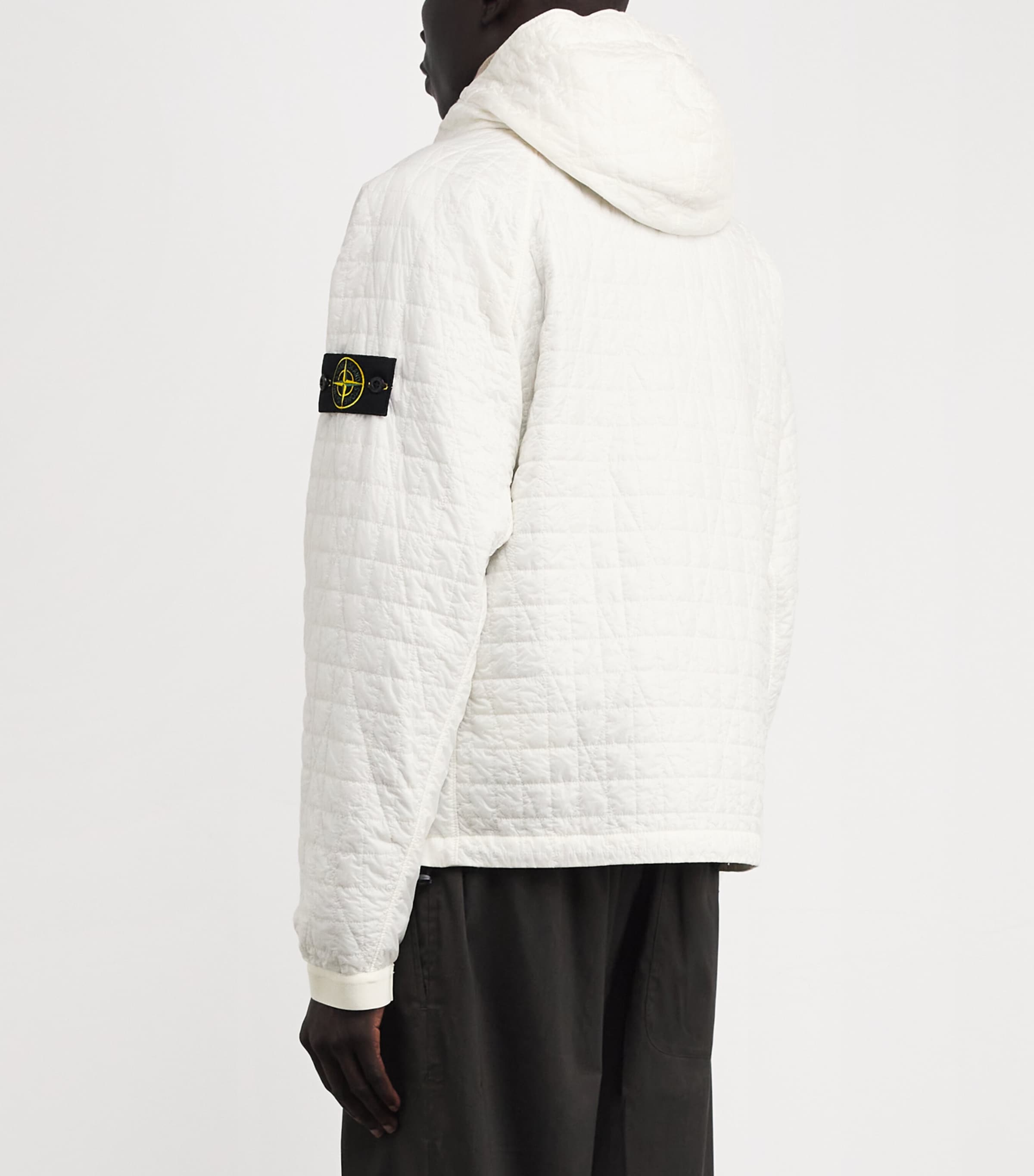 Nylon Quilted Bomber Jacket V0093 Image 4