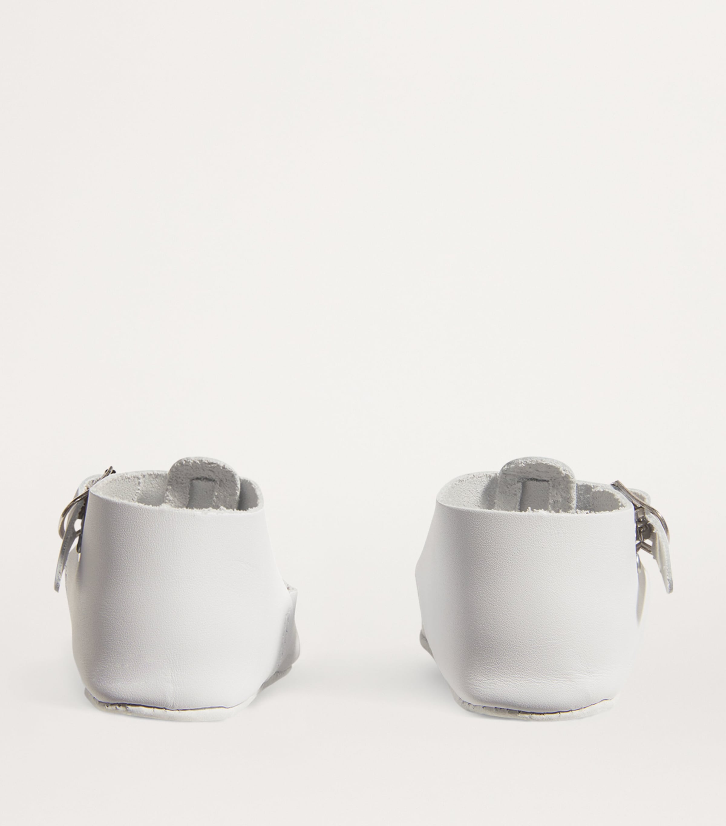 Buckled Leather Shoes BLANC Image 4