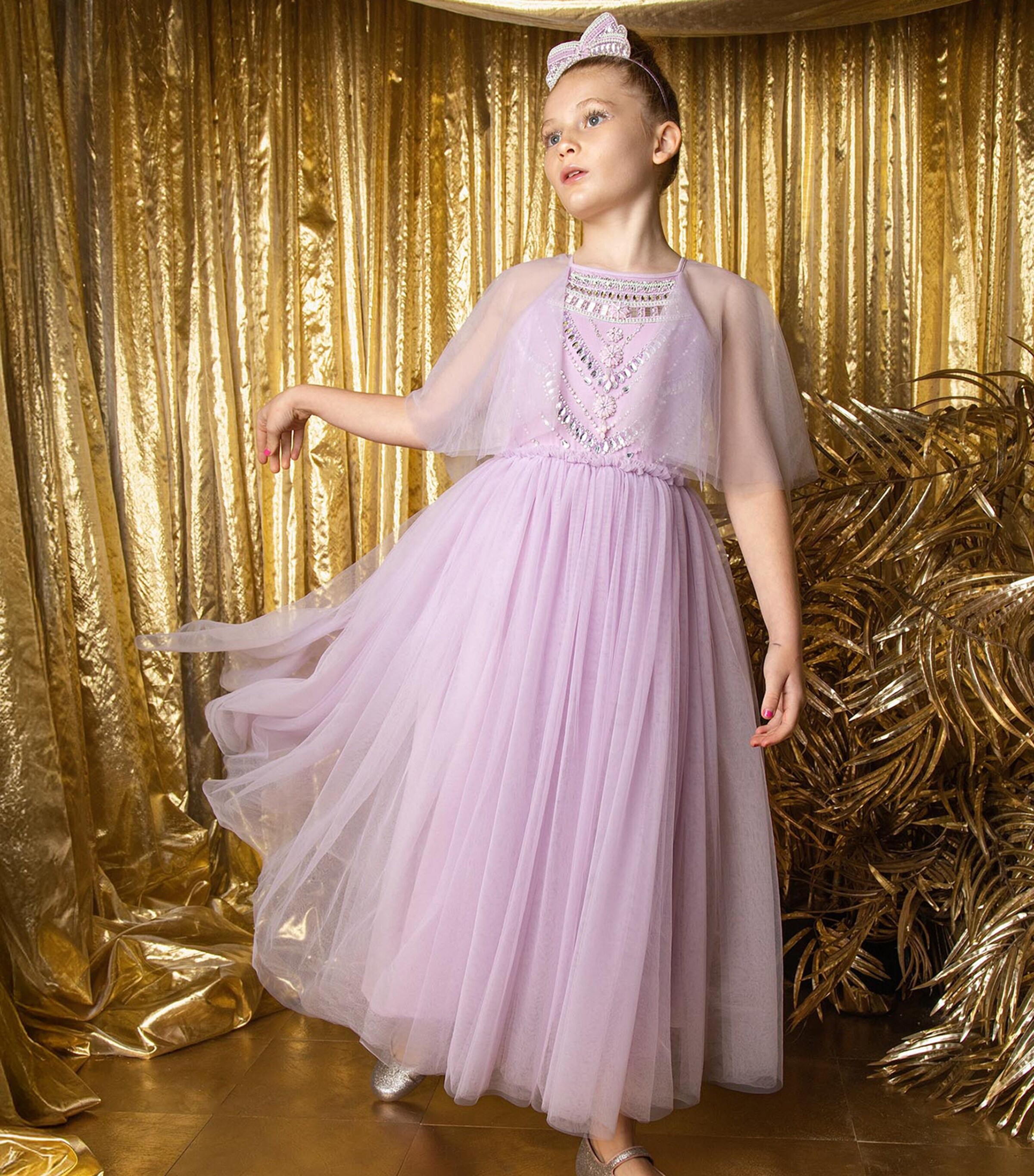 Tutu Du Monde Cotton Lina Dress (12-14 Years) Orchid Bloom Image 4