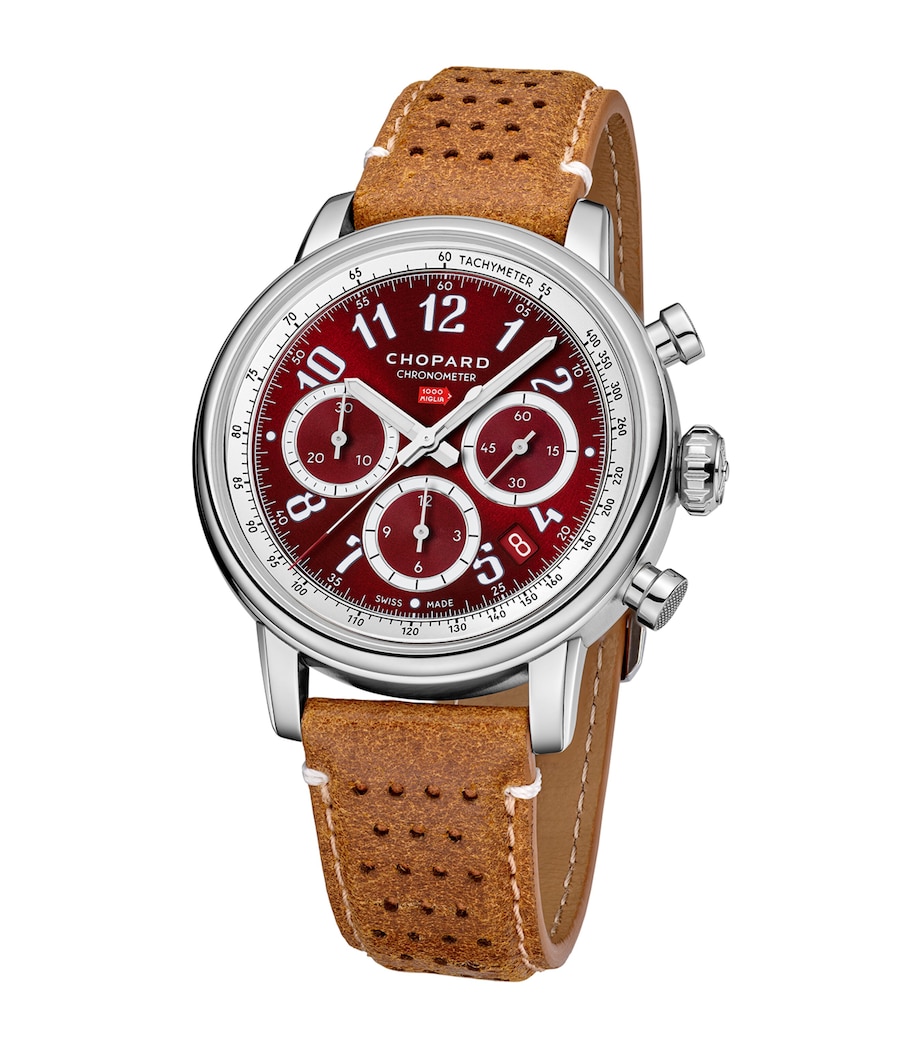 Lucent Steel Mille Miglia Chronograph Watch 40.5mm STAINLESS STEEL Image 3