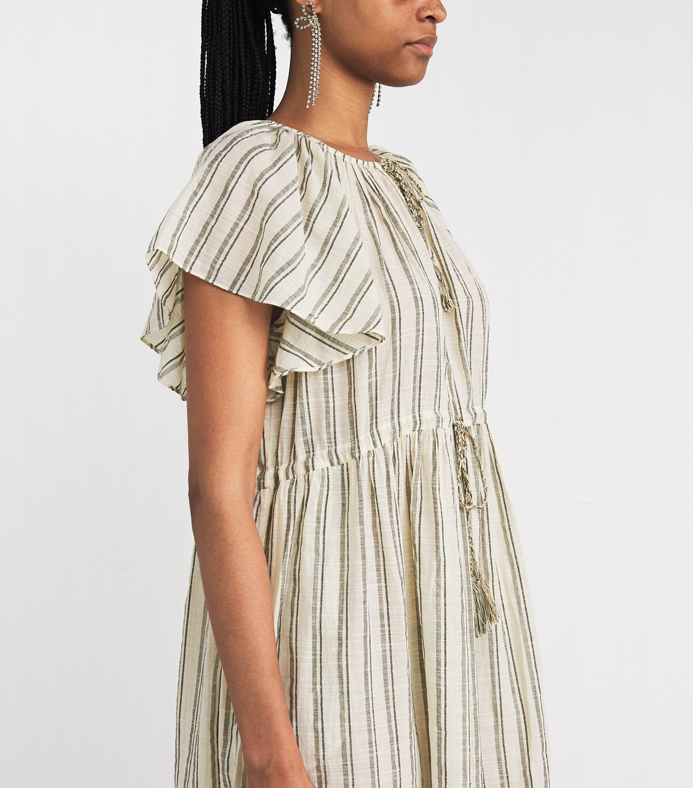 Cotton Ariane Cover-Up COWRIE STRIPE Image 4