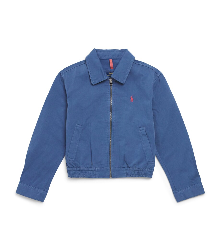 Ralph Lauren Kids Cotton Jacket (6-12 Years) Old Royal Image 1