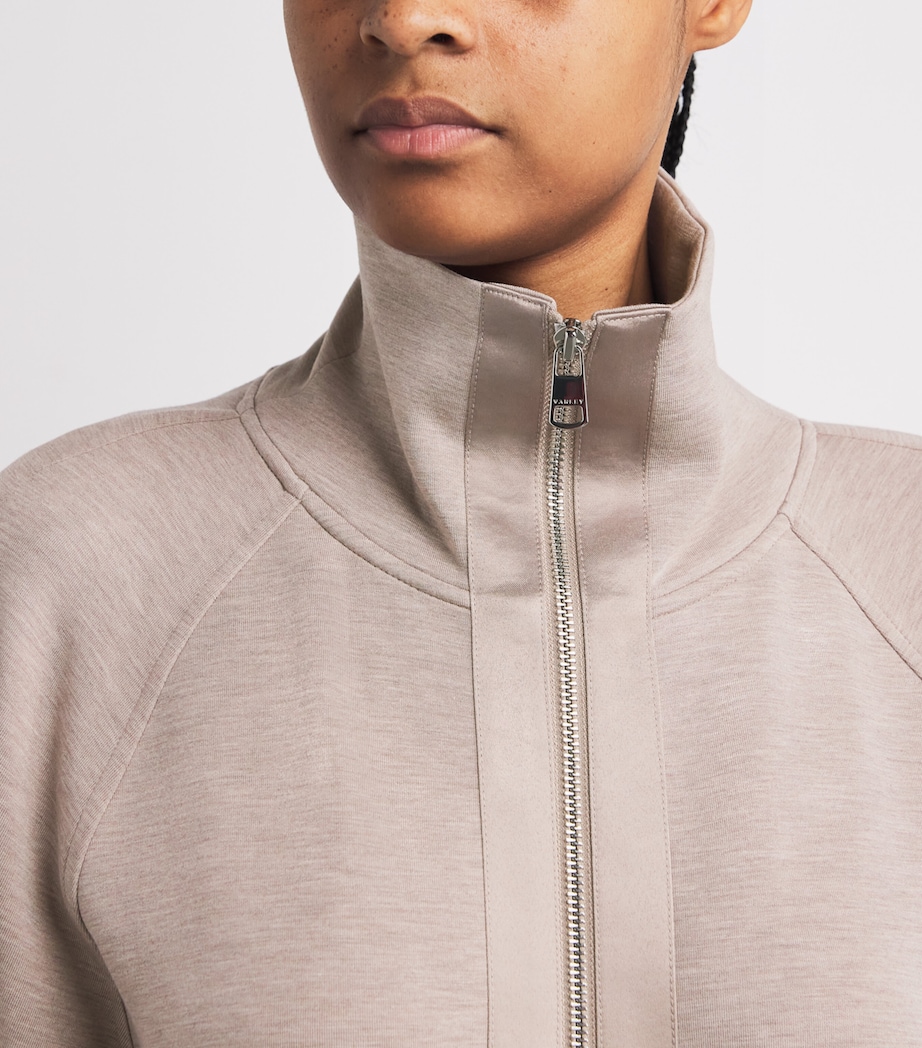 Roxbury Zip-Up Sweatshirt TAUPE Image 6