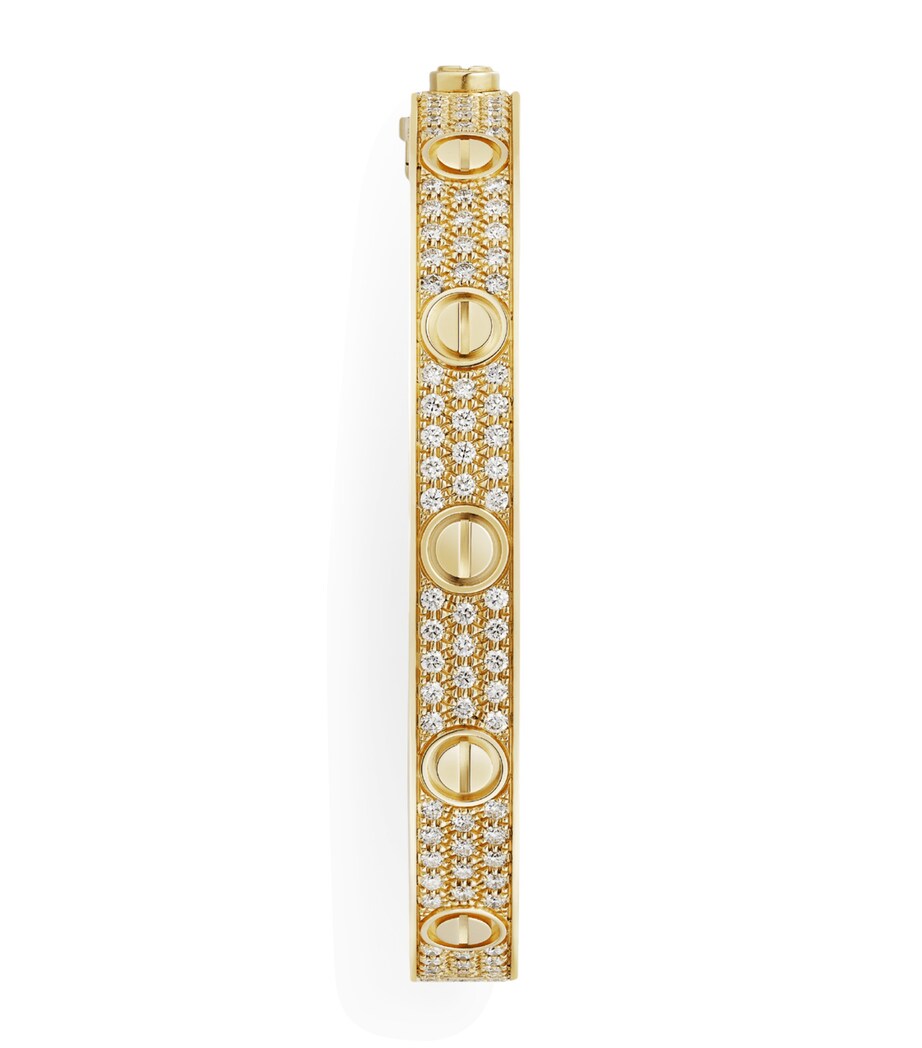 Cartier LOVE Classic Yellow Gold Diamond-Paved Bracelet Yellow Gold Image 4