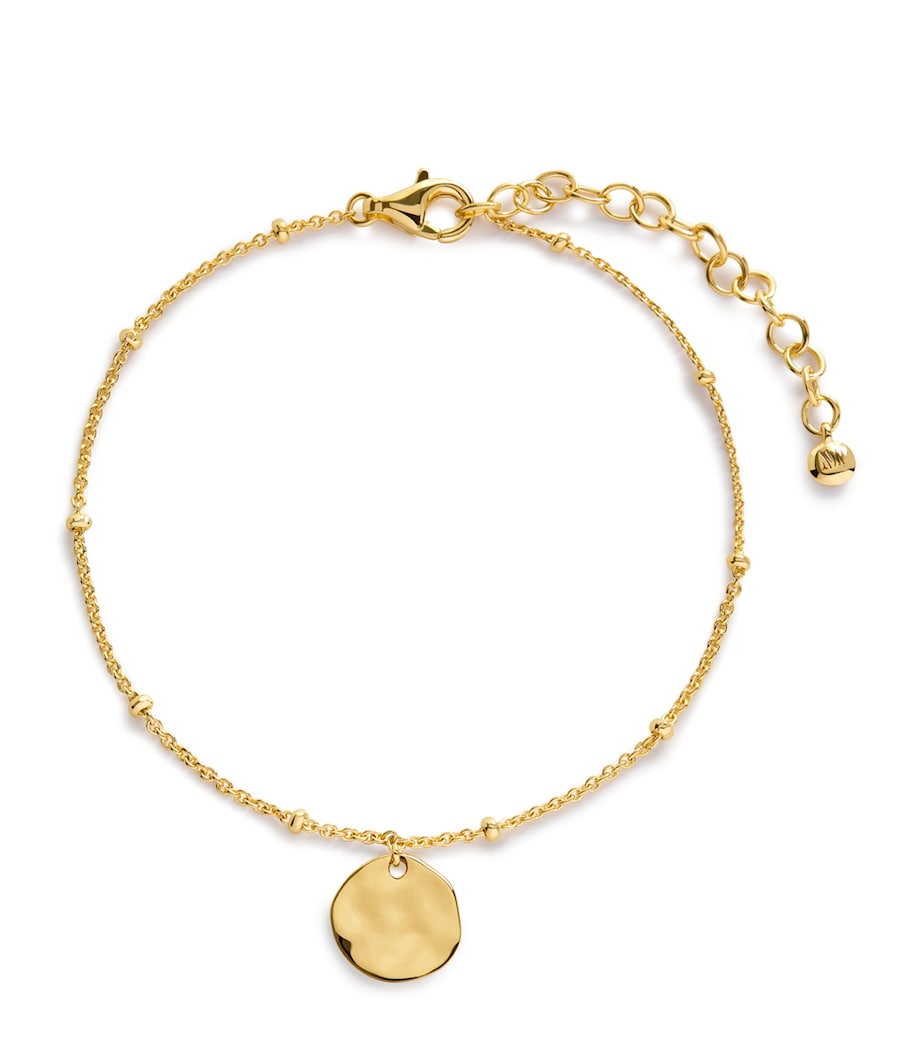 Monica Vinader Gold Vermeil MV Siren Muse Station Chain Bracelet Gold Vermeil Image 1