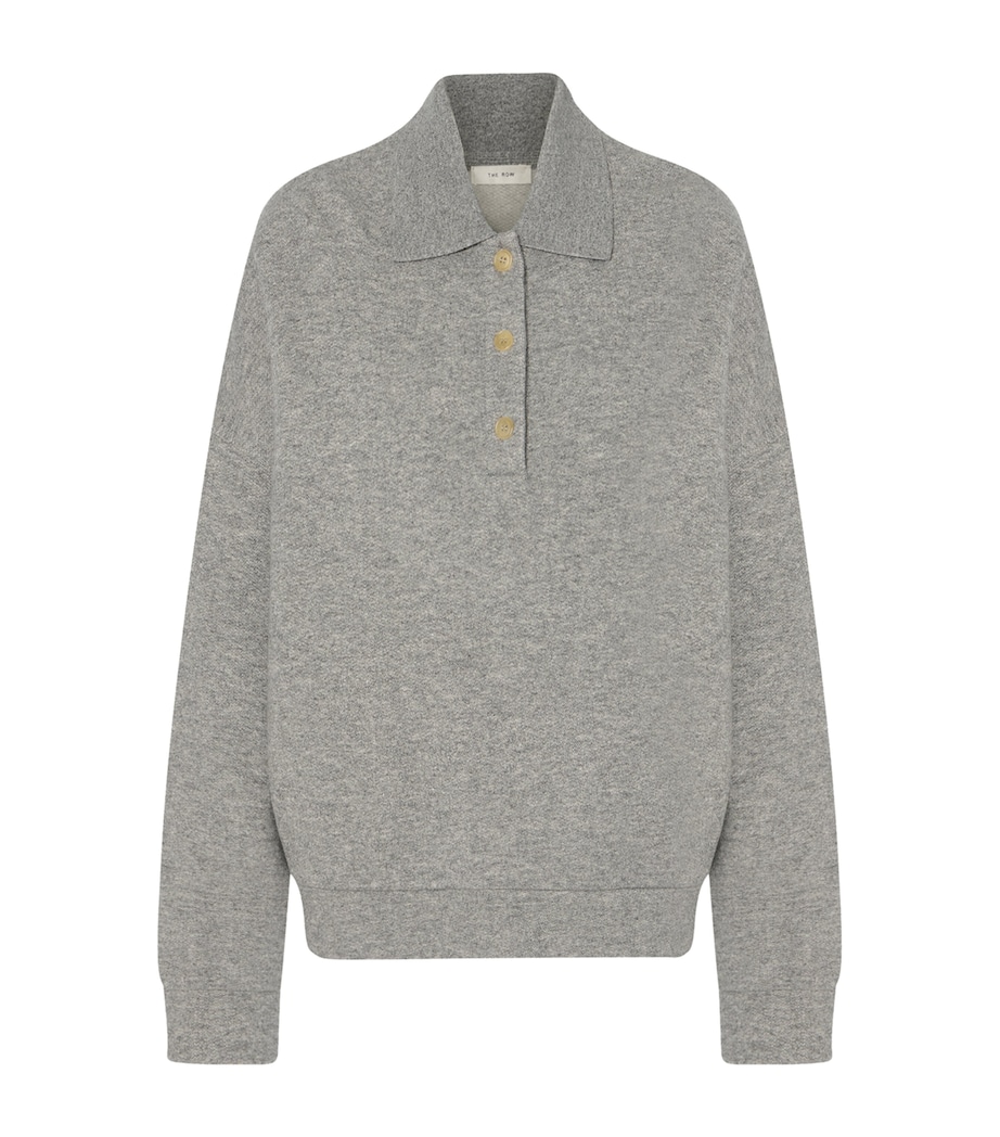 Corzas Cashmere-Cotton Sweatshirt GREY MELANGE Image 1