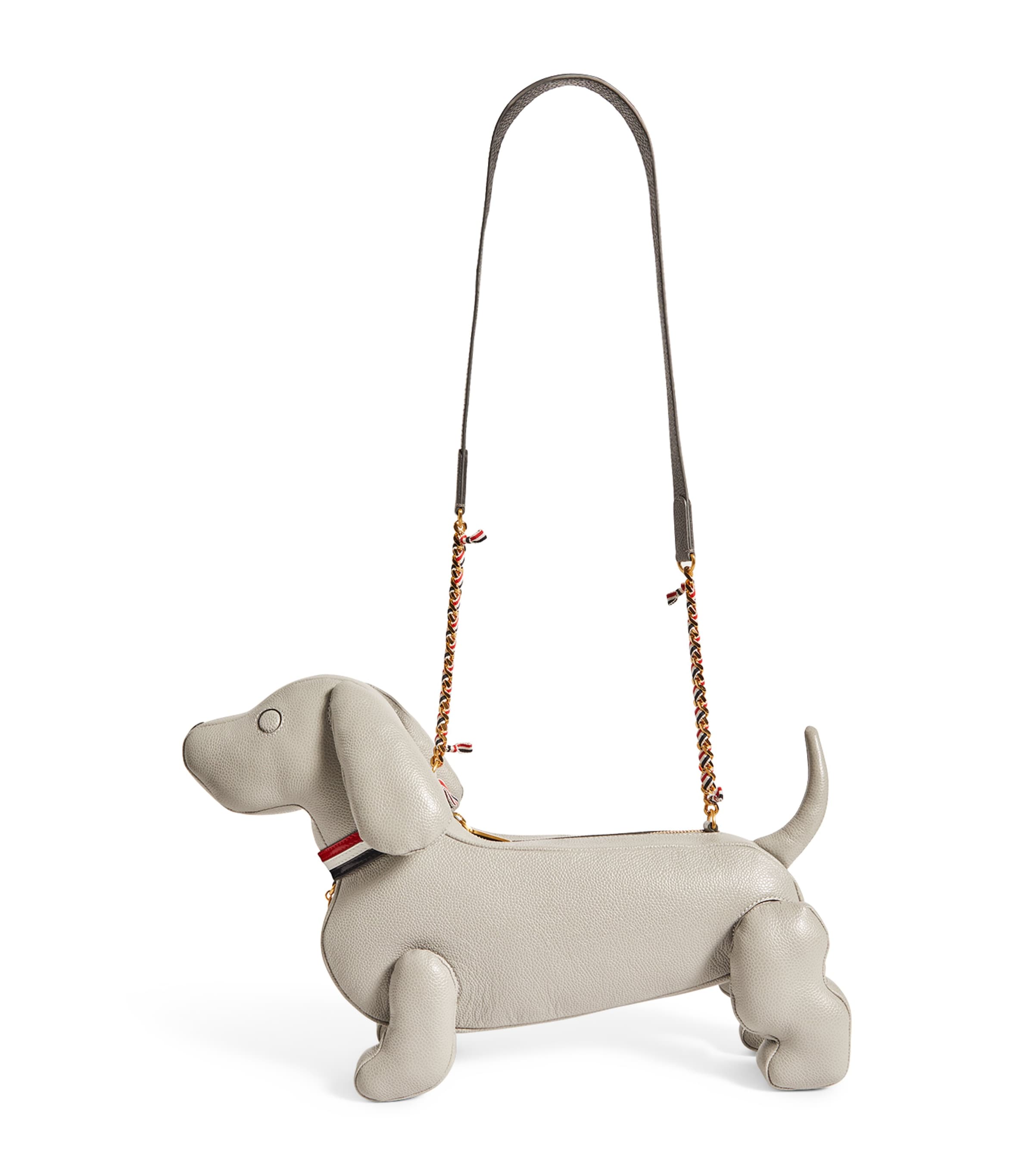 Thom Browne Mini Hector Cross-body Bag In Grey