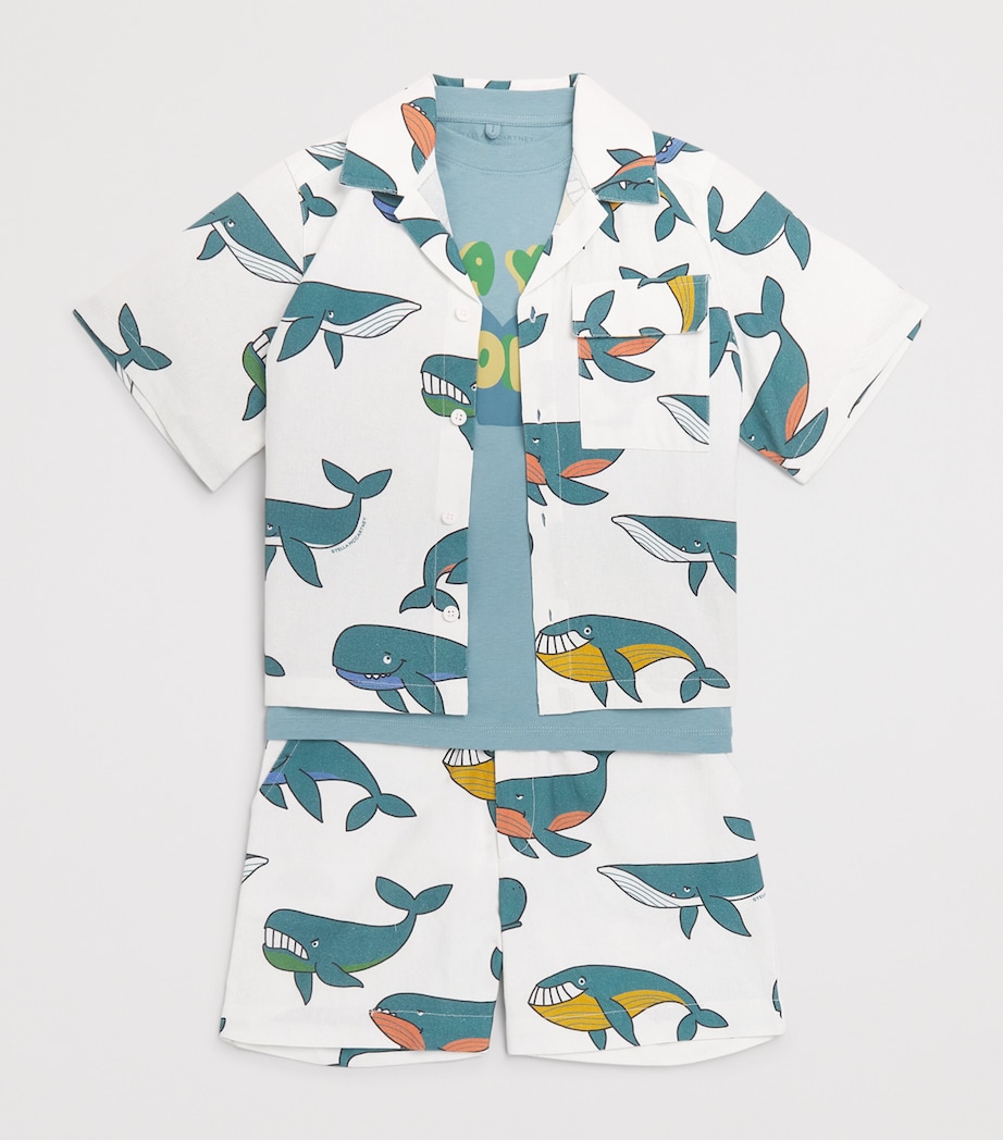 Stella McCartney Kids Cotton Whale Shirt (3-14 Years) Image 3