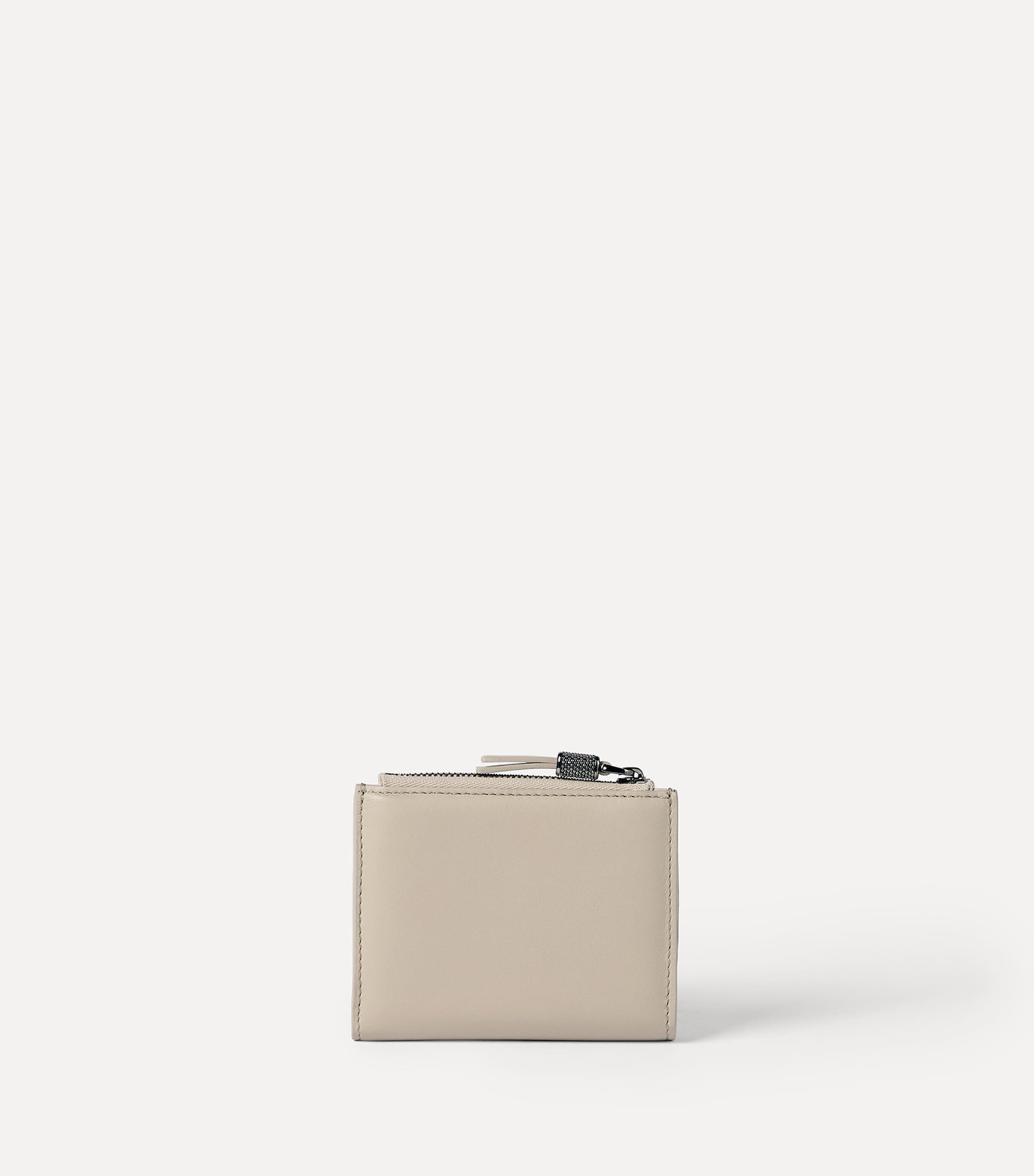 Brunello Cucinelli Leather Logo Wallet Image 4