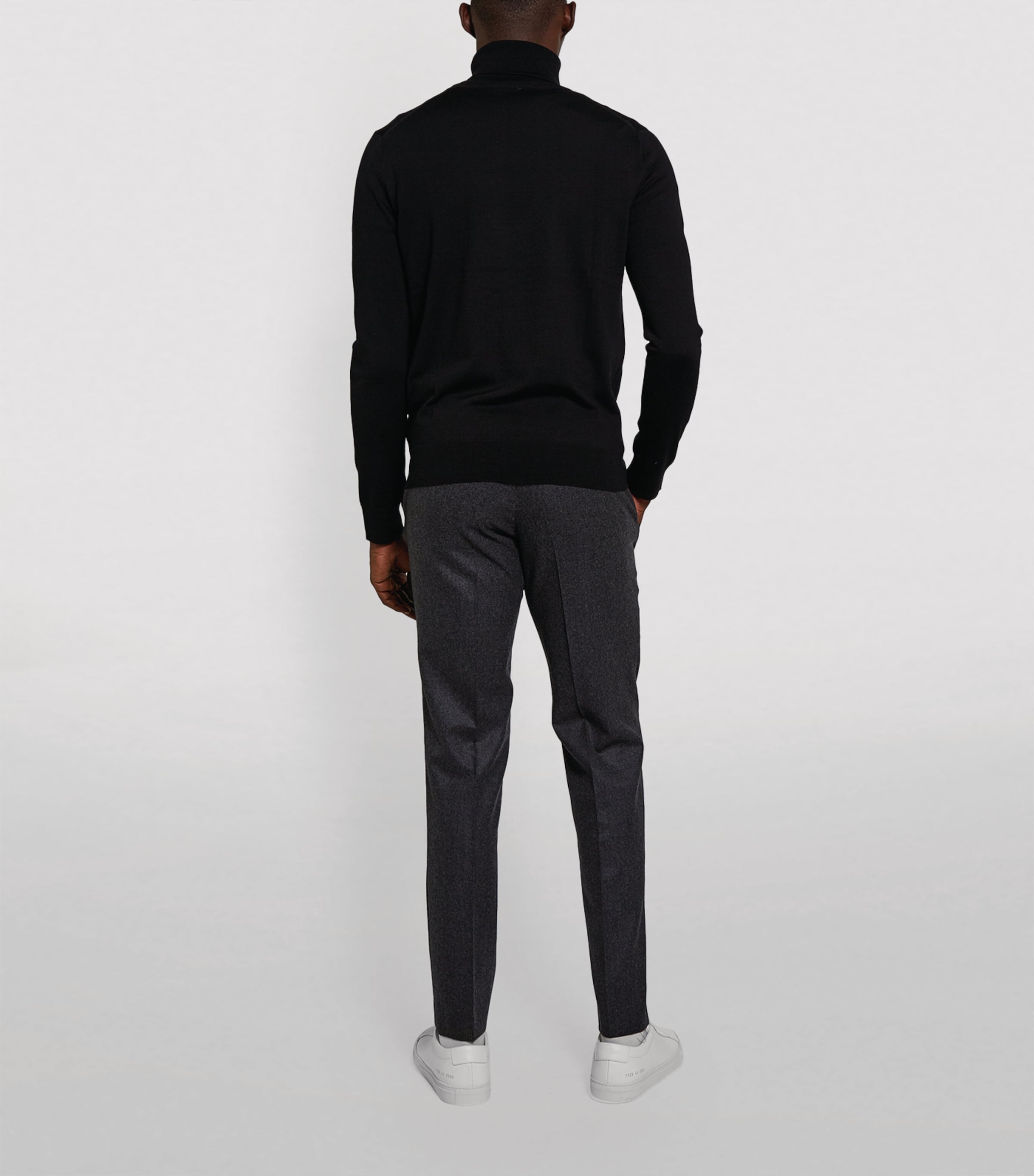 Wool Rollneck Sweater NOIR Image 5
