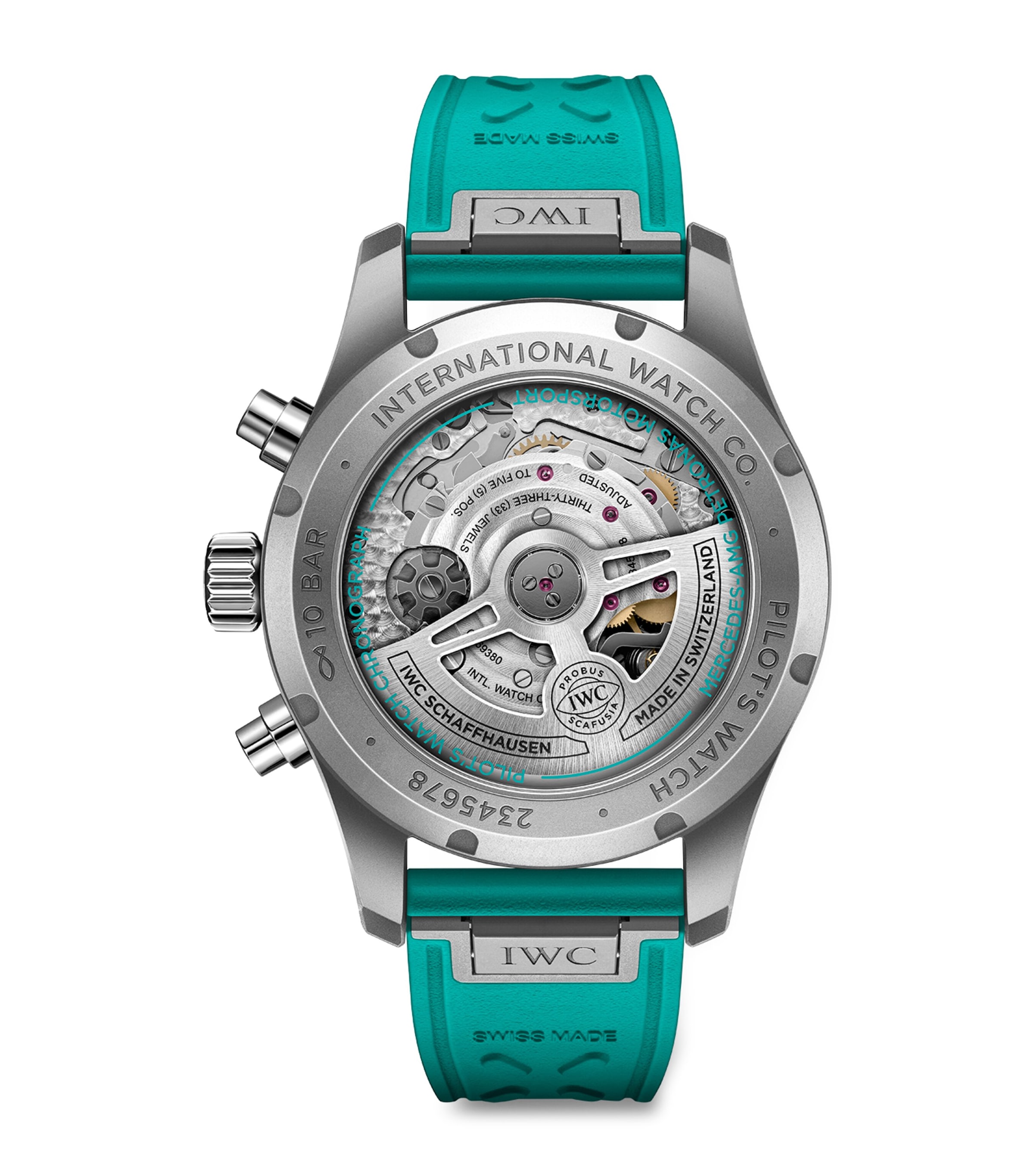 Titanium Mercedes-AMG Petronas Formula One Pilot’s Watch 41mm BLACK Image 3