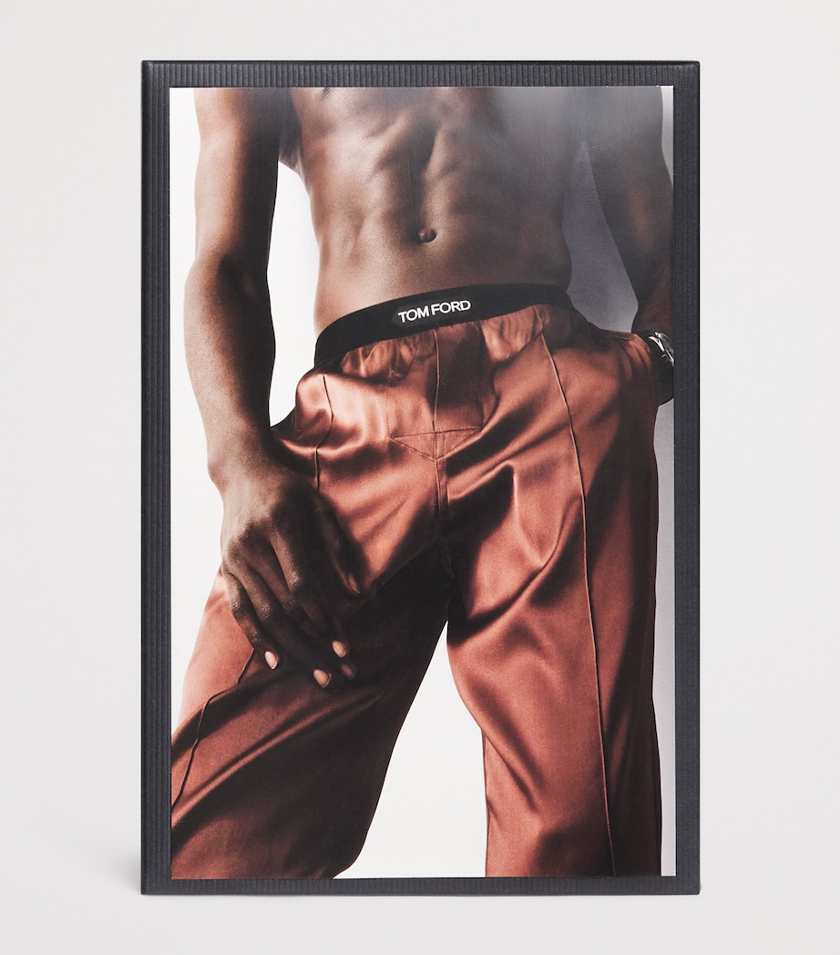 Silk-Blend Pyjama Bottoms 424TEAL Image 2