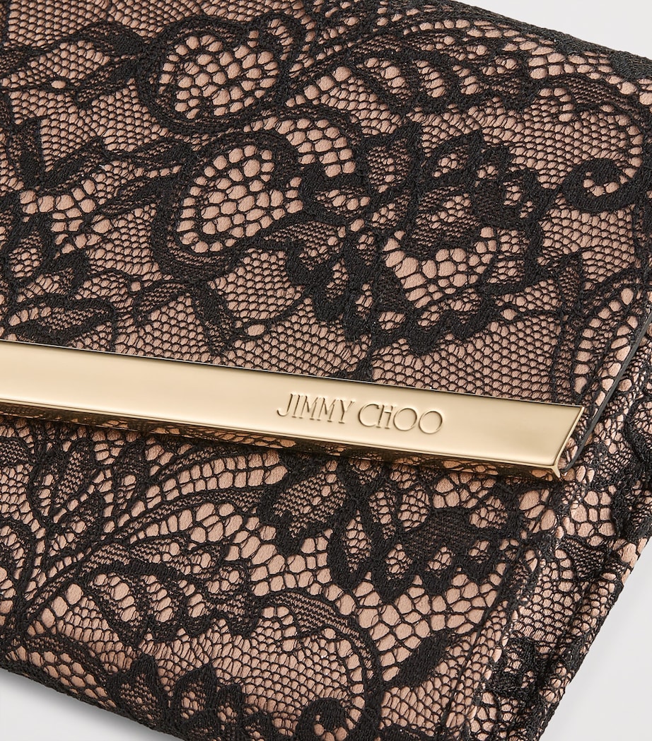 Lace Emmie Clutch Bag BLACK/BALLET PINK/LI Image 3