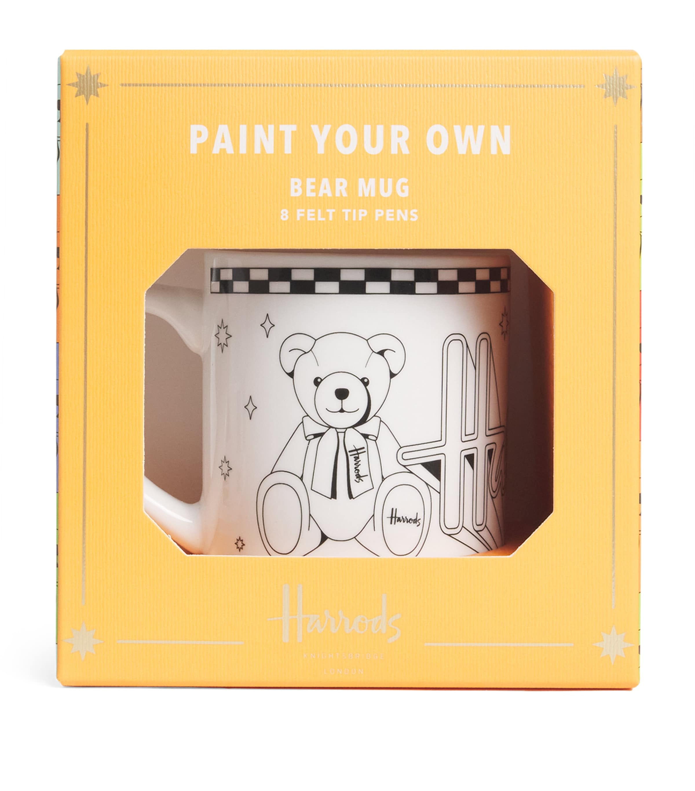 Harrods Paint Your Own Mug Set In Yellow
