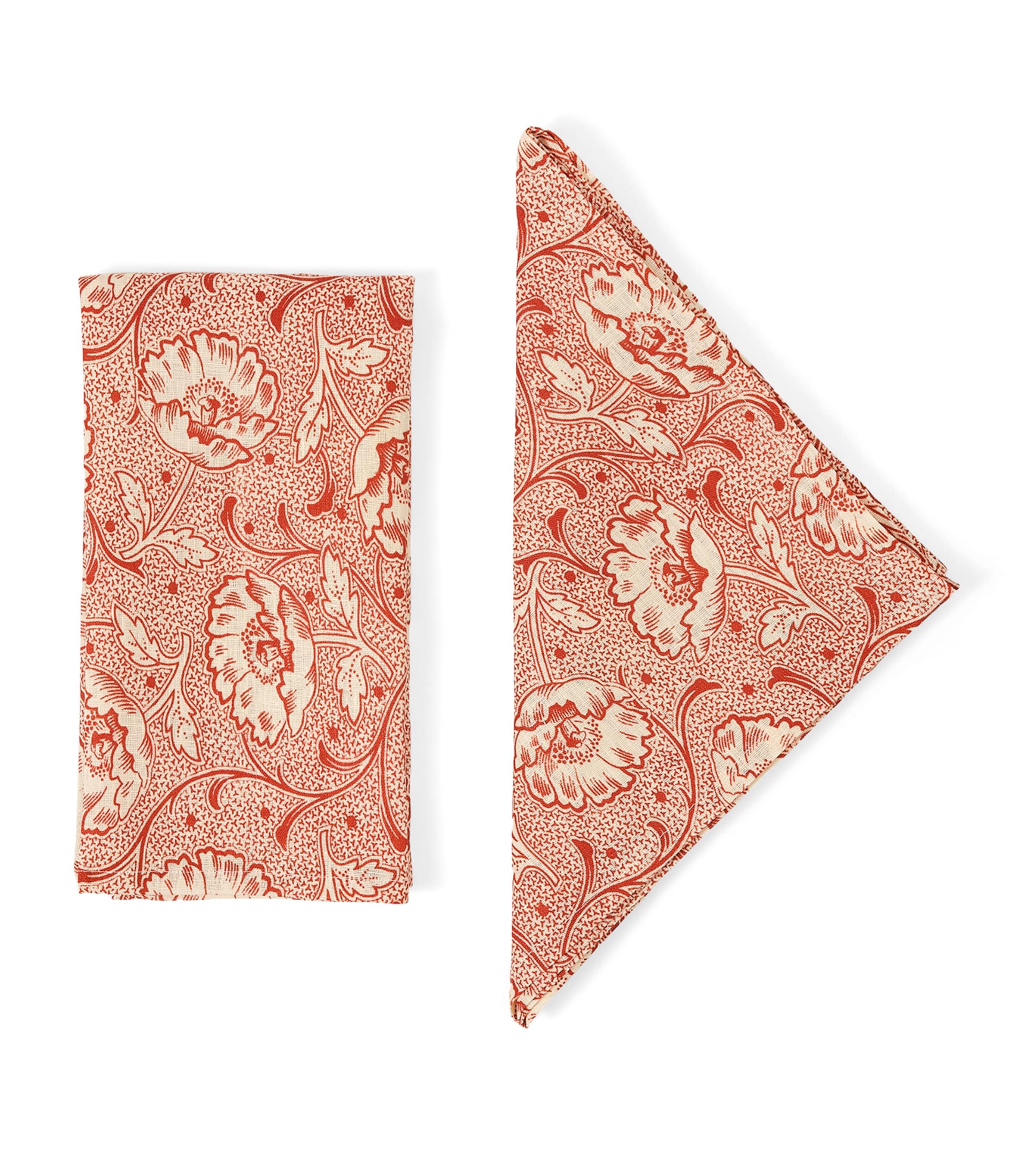 Cabana Magazine Set Of 4 Linen Toscana Napkins