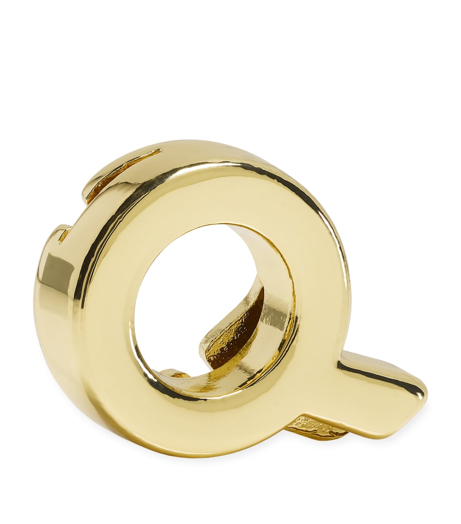 Gold-Plated Q Notebook Charm GOLD Image 3