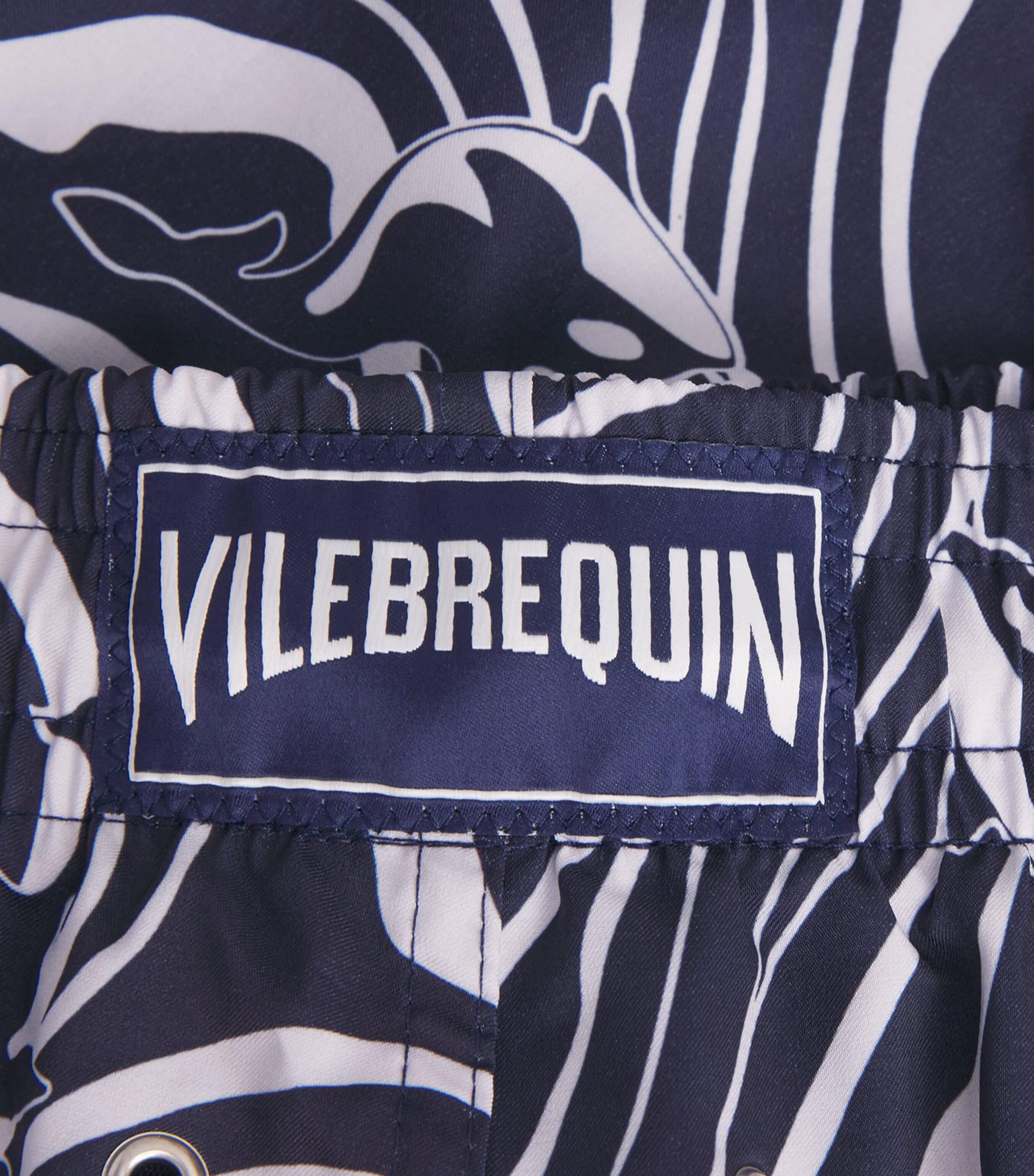 Printed Moorise Swim Shorts 390-BLEU MARINE Image 4