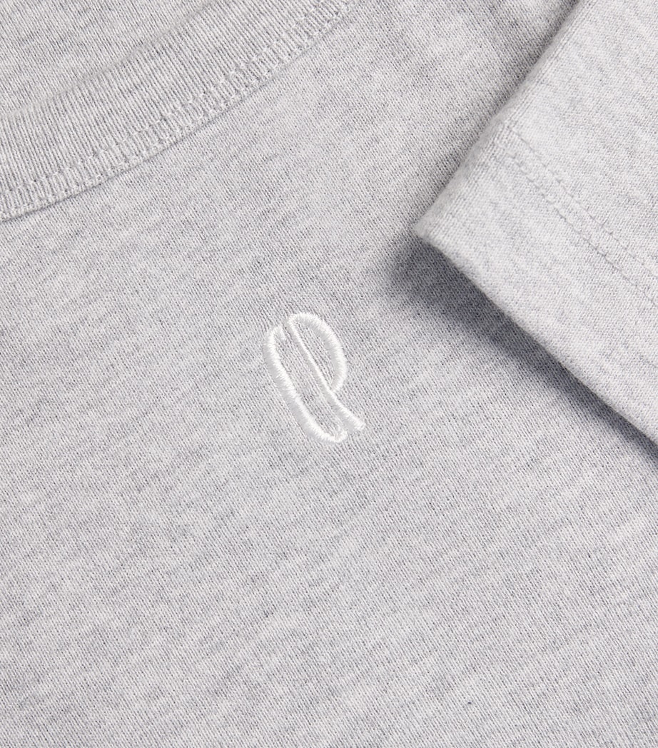 Cotton Short-Sleeve T-Shirt GRIS Image 5