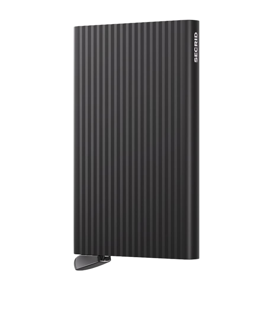 Fluted Aluminium Cardprotector BLACK Image 1