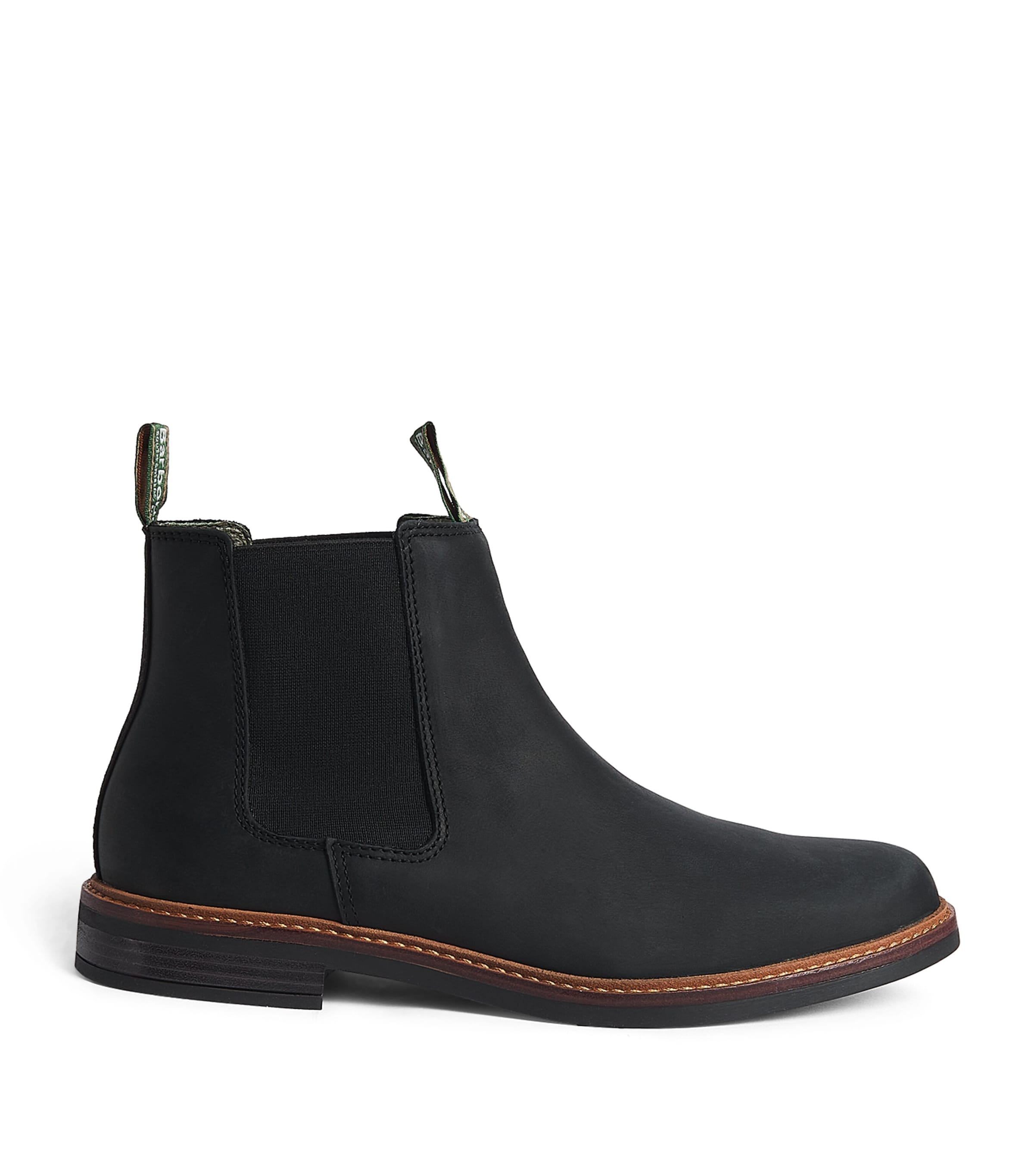 Barbour Black Leather Farsley Chelsea Boots | Harrods US