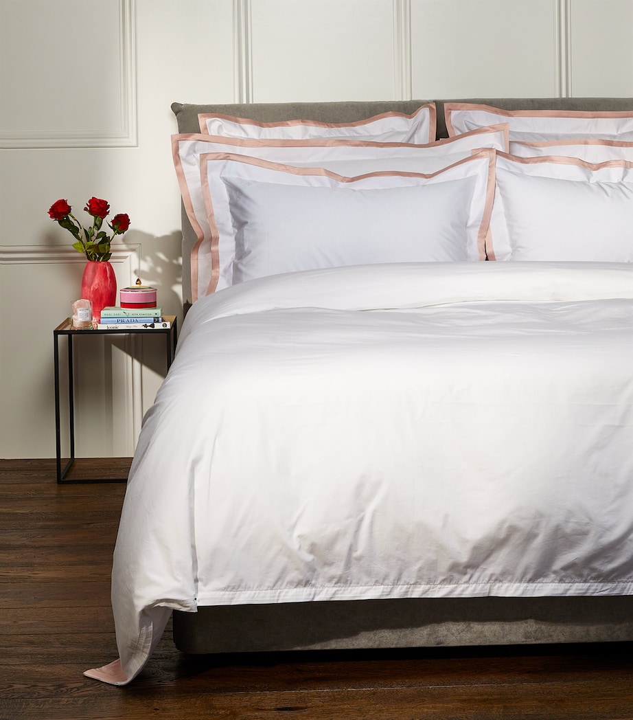 Celso De Lemos Hella Super King Duvet Cover (260cm x 220cm) Nuage Rose Image 1