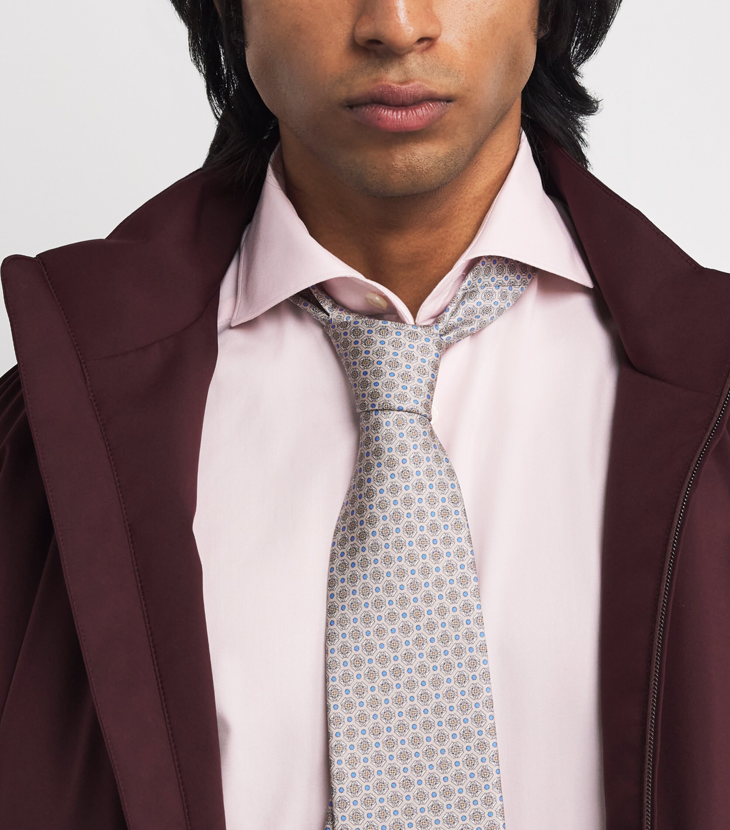 Cotton Signature Oxford Shirt PINK SOLID Image 6