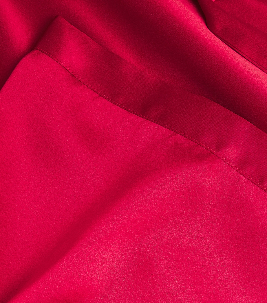 Silk Longline Tracy Robe 0005 ROUGE Image 5