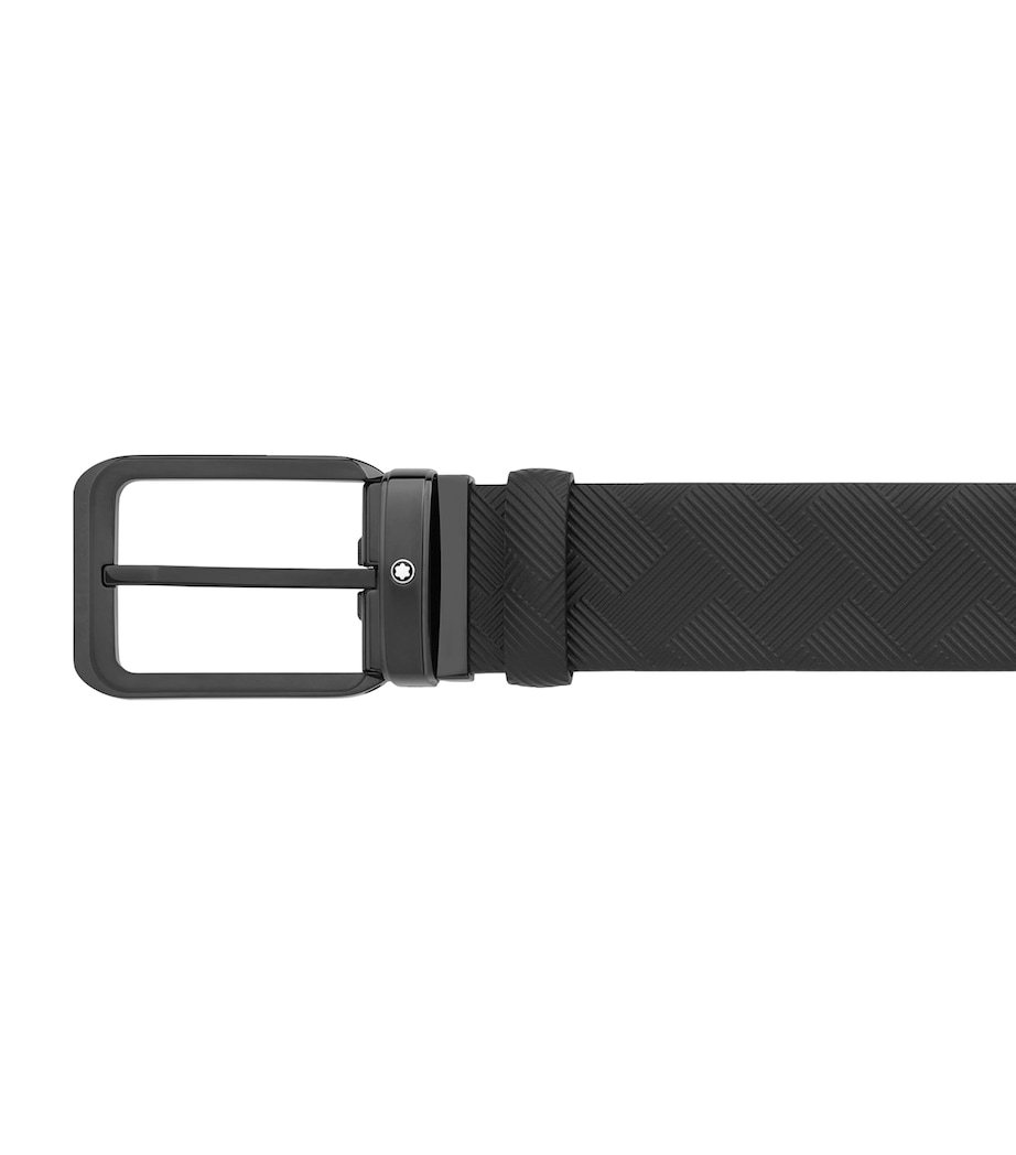 Leather Reversible Belt BLACK Image 2