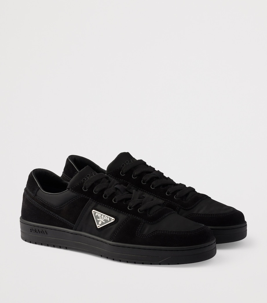 Suede and Re-Nylon Downtown Sneakers F0002 Image 2