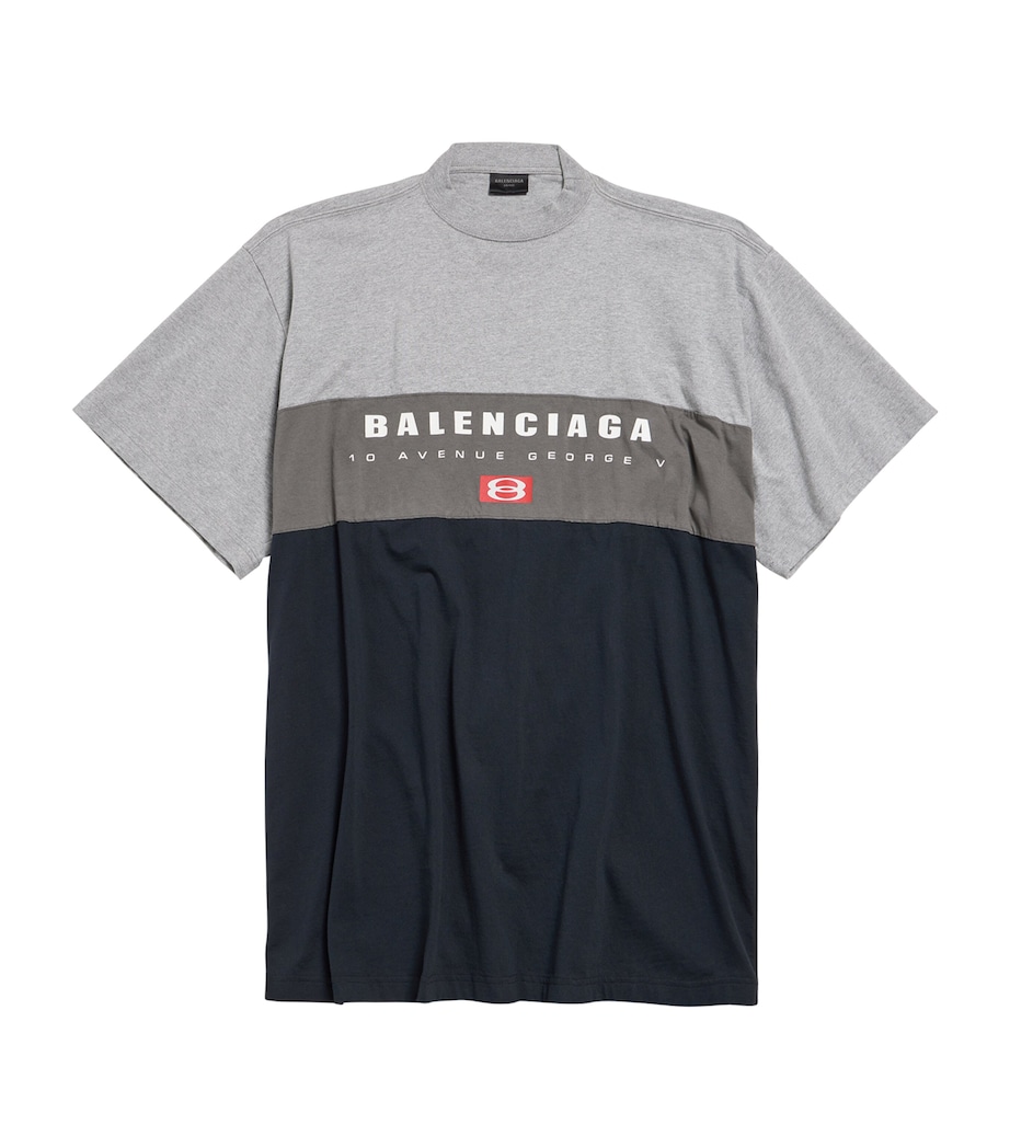 Cotton Oversized Logo T-Shirt 1300 Image 1