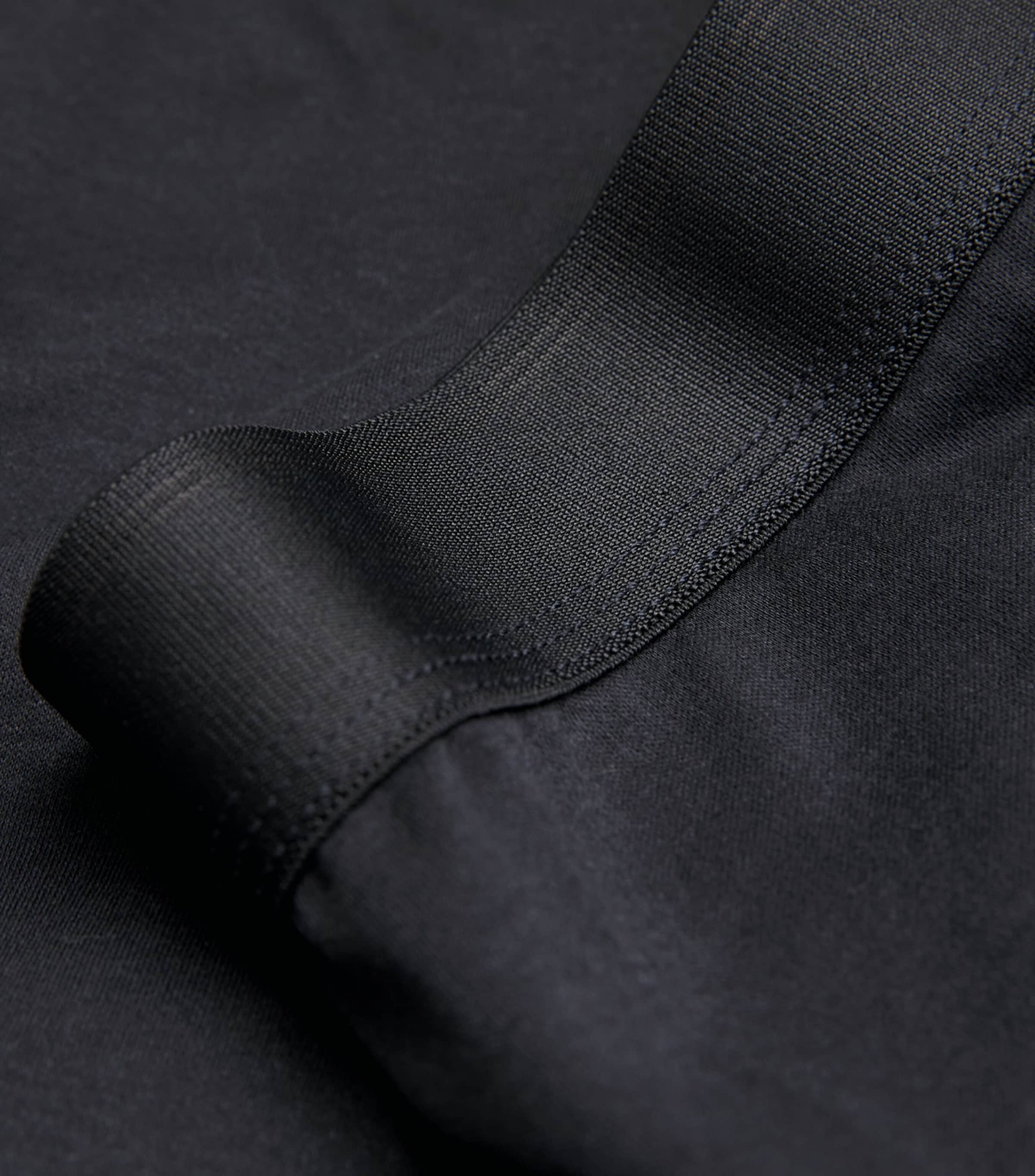 Sea Island Cotton Trunks BLACK Image 5