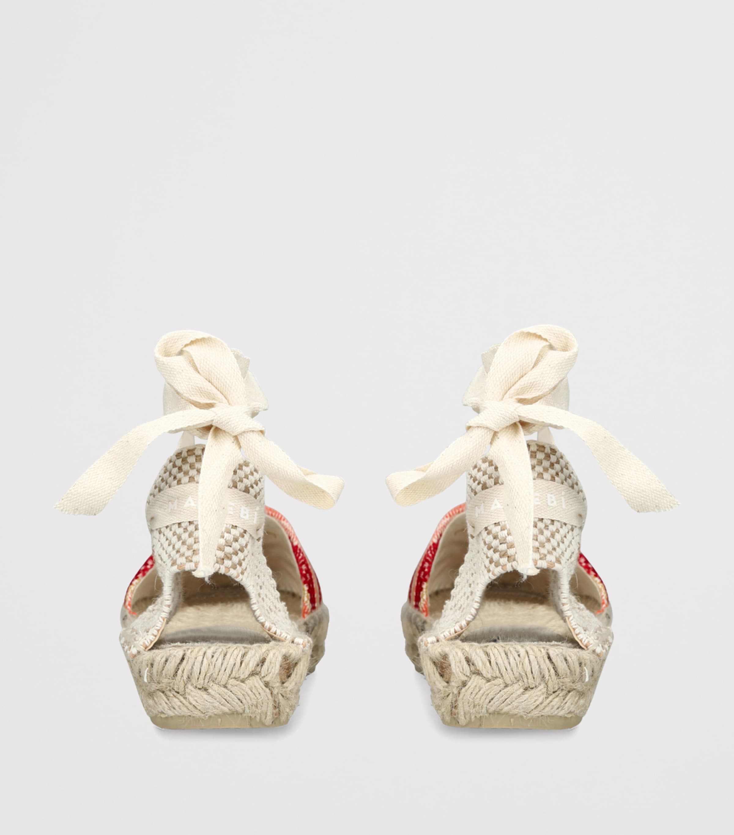 Manebi Cotton Stripe Hamptons Espadrilles Mult/other Image 2