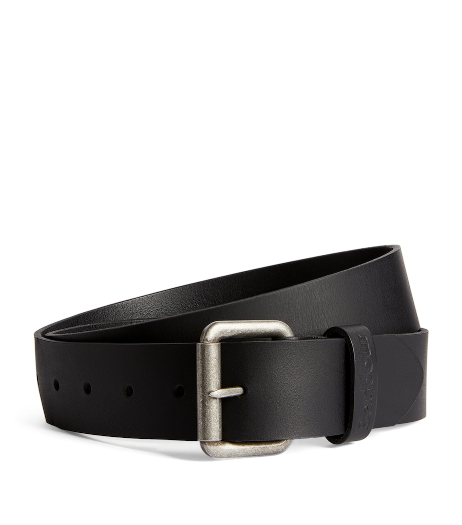 Leather Belt BLACK Image 1