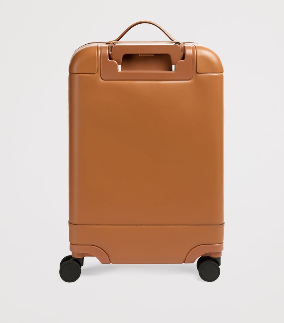 Leather Carry-On Suitcase (55cm) WALNUT Image 6