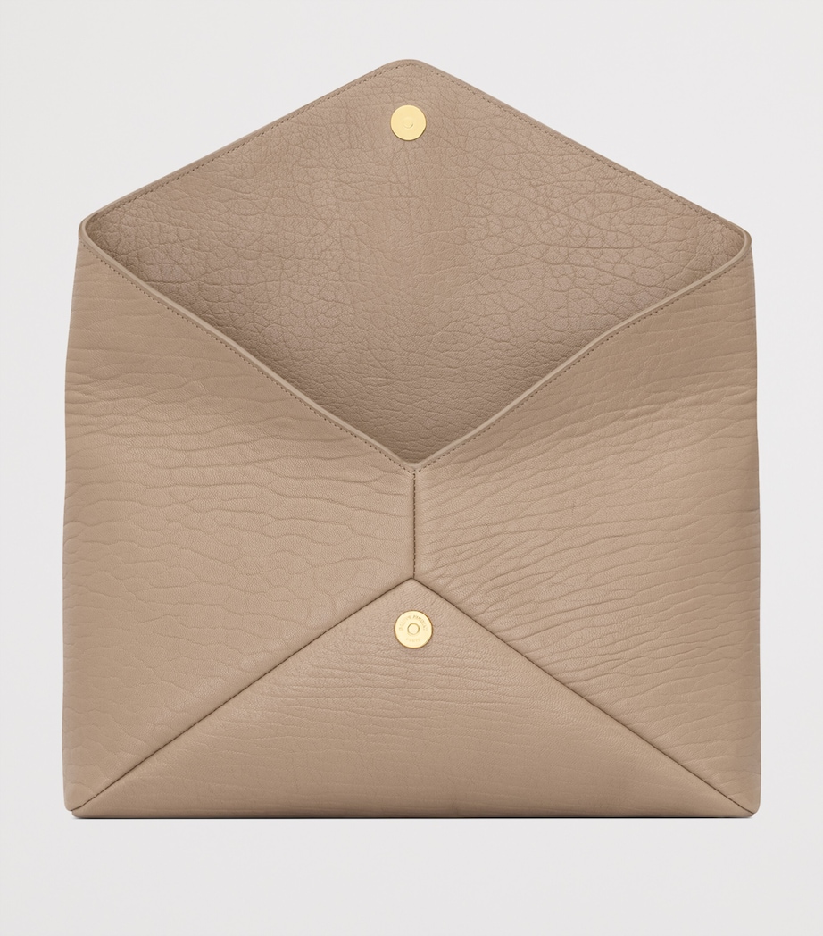 Large Leather Cassandre Envelope Pouch 1722 Image 4