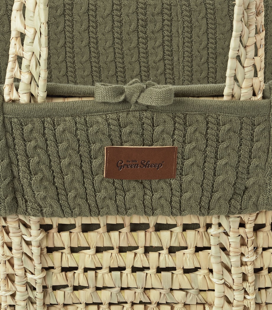 Knitted Moses Basket and Mattress JUNIPER Image 3