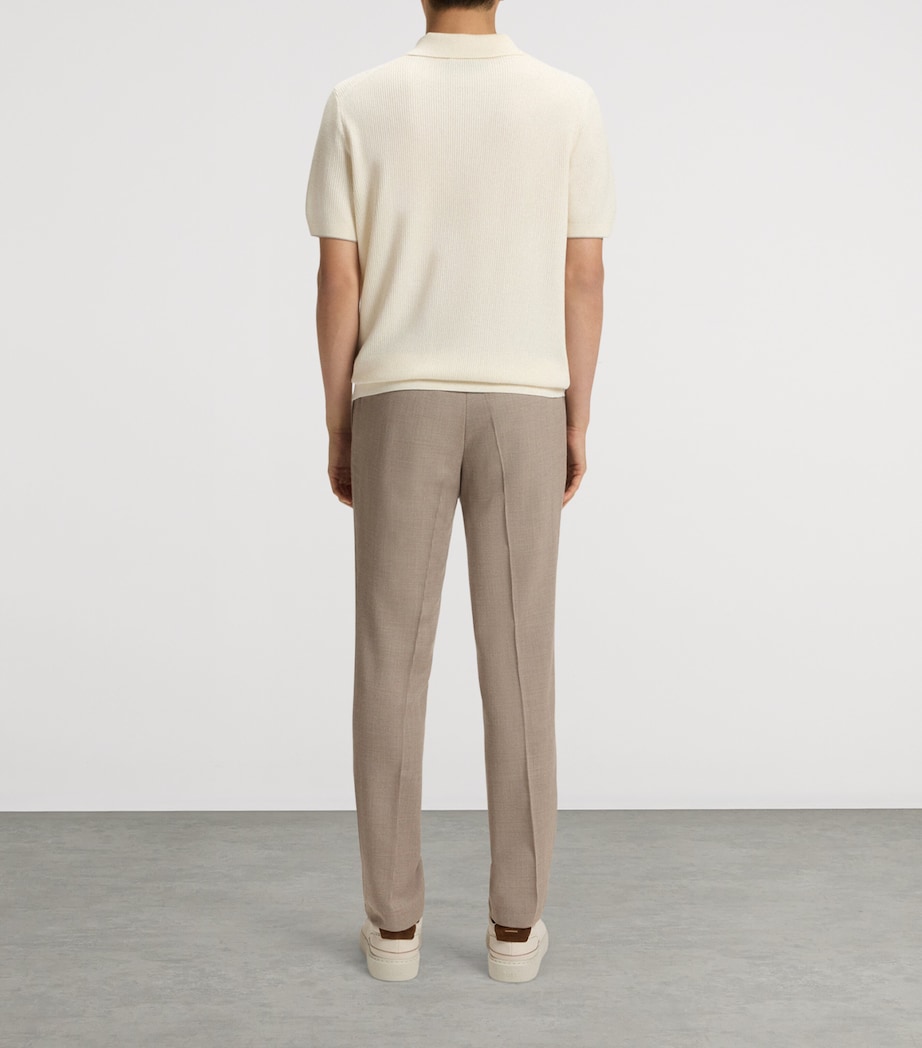 Silk-Cotton Polo Shirt 118 Image 3