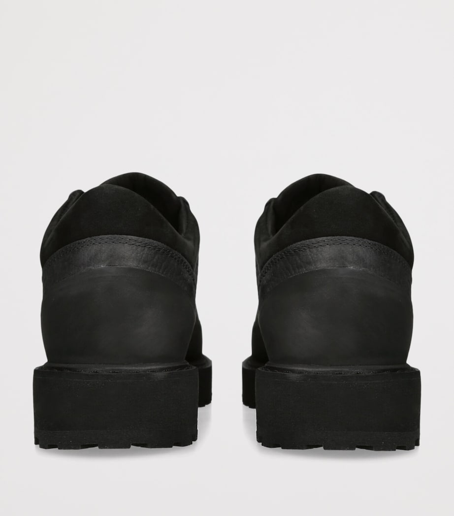 Diemme Leather Cornaro Low-Top Boots Black Image 2