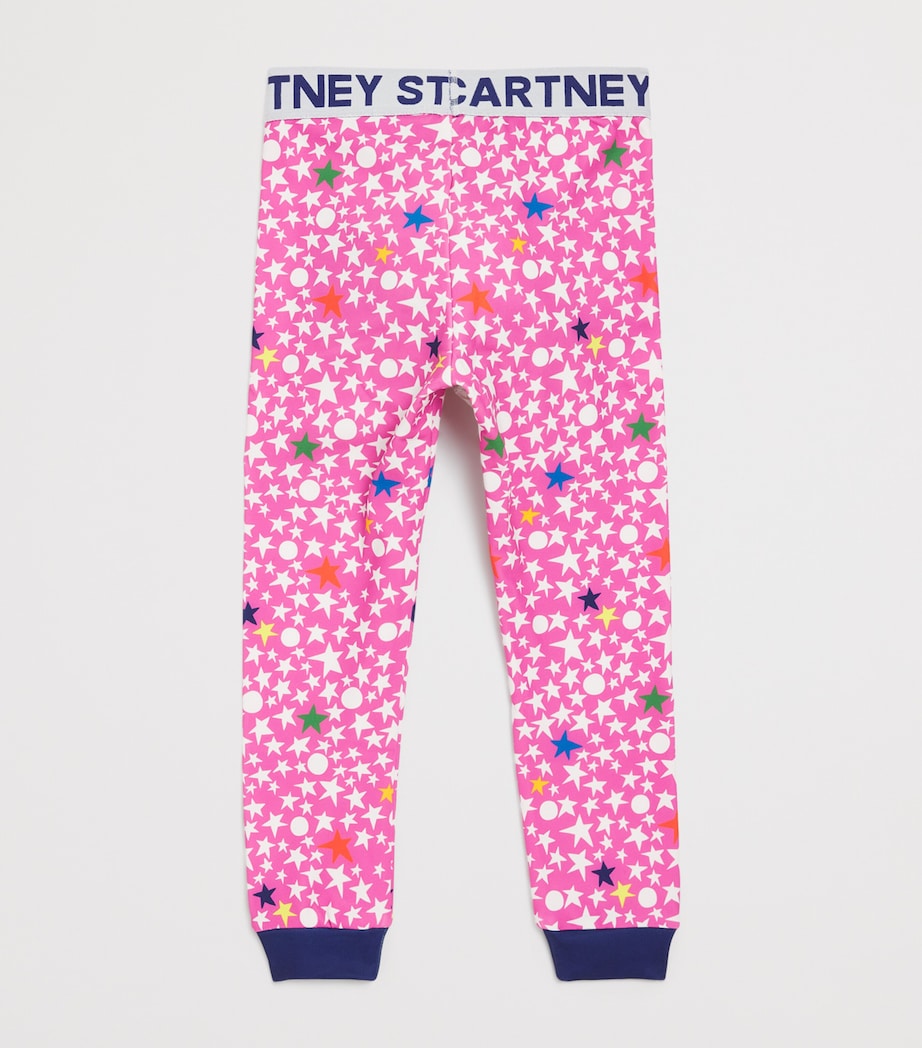 Star Print Leggings (6-12 Years) 543MCFUXIA/MULTI Image 2