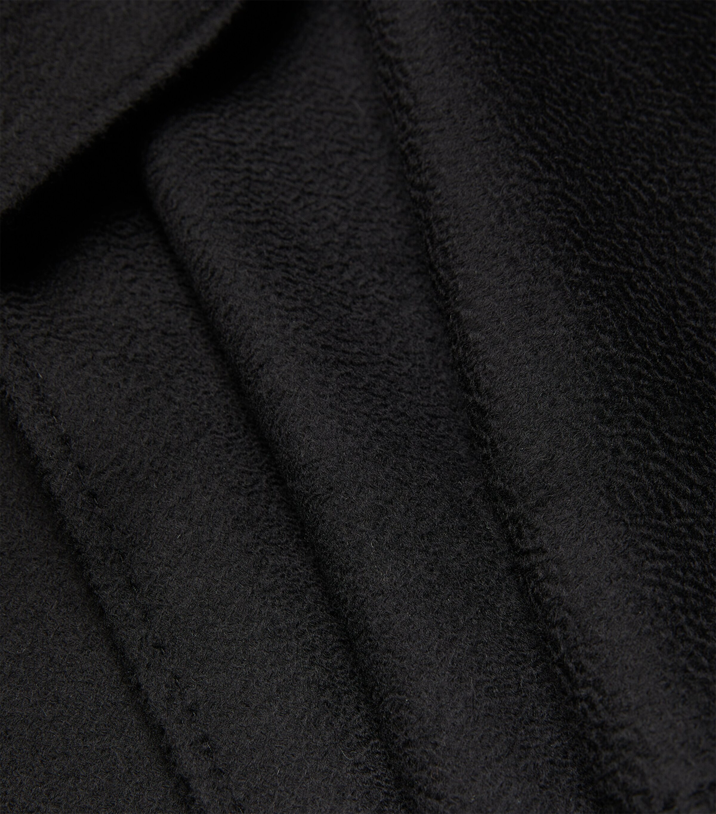 Cashmere Ludmilla Wrap Coat BLACK Image 5